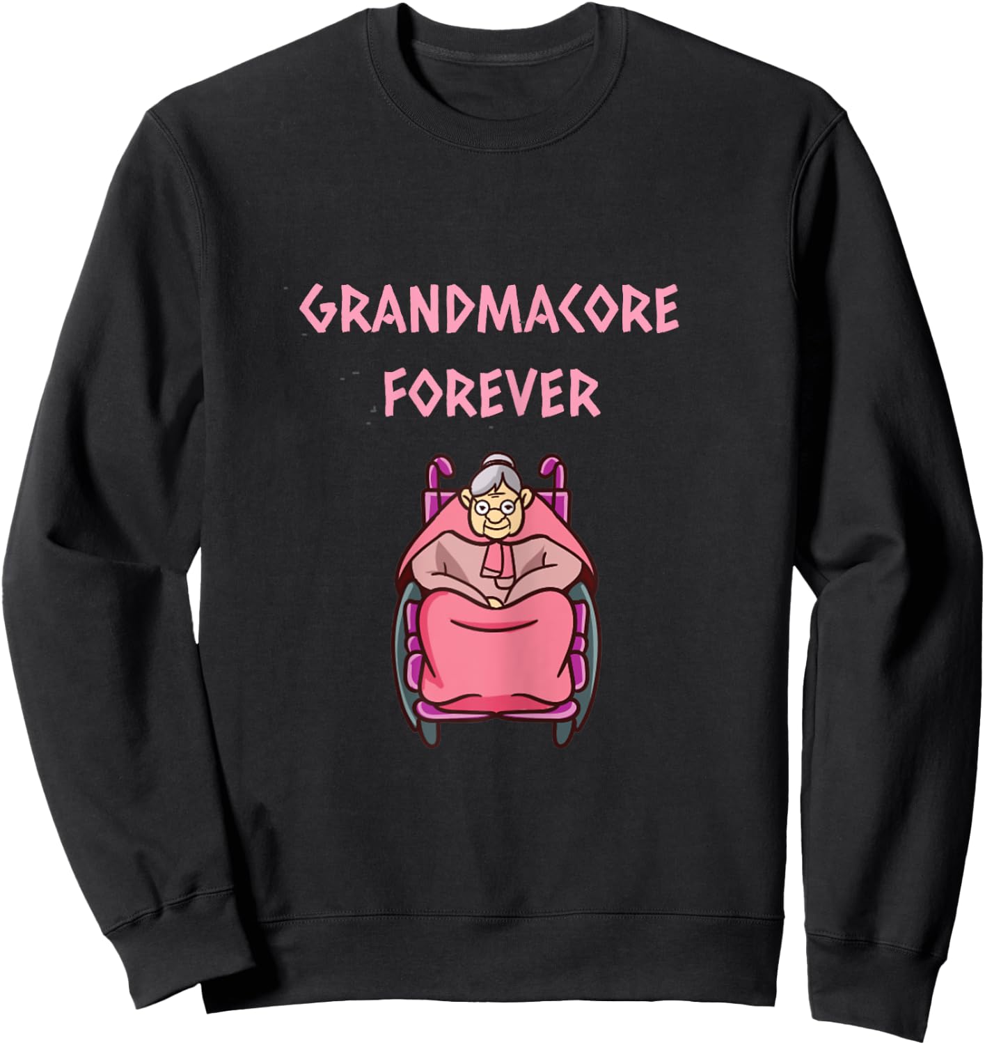 Grandmacore Forever Sweatshirt - Sweatshirt | Black
