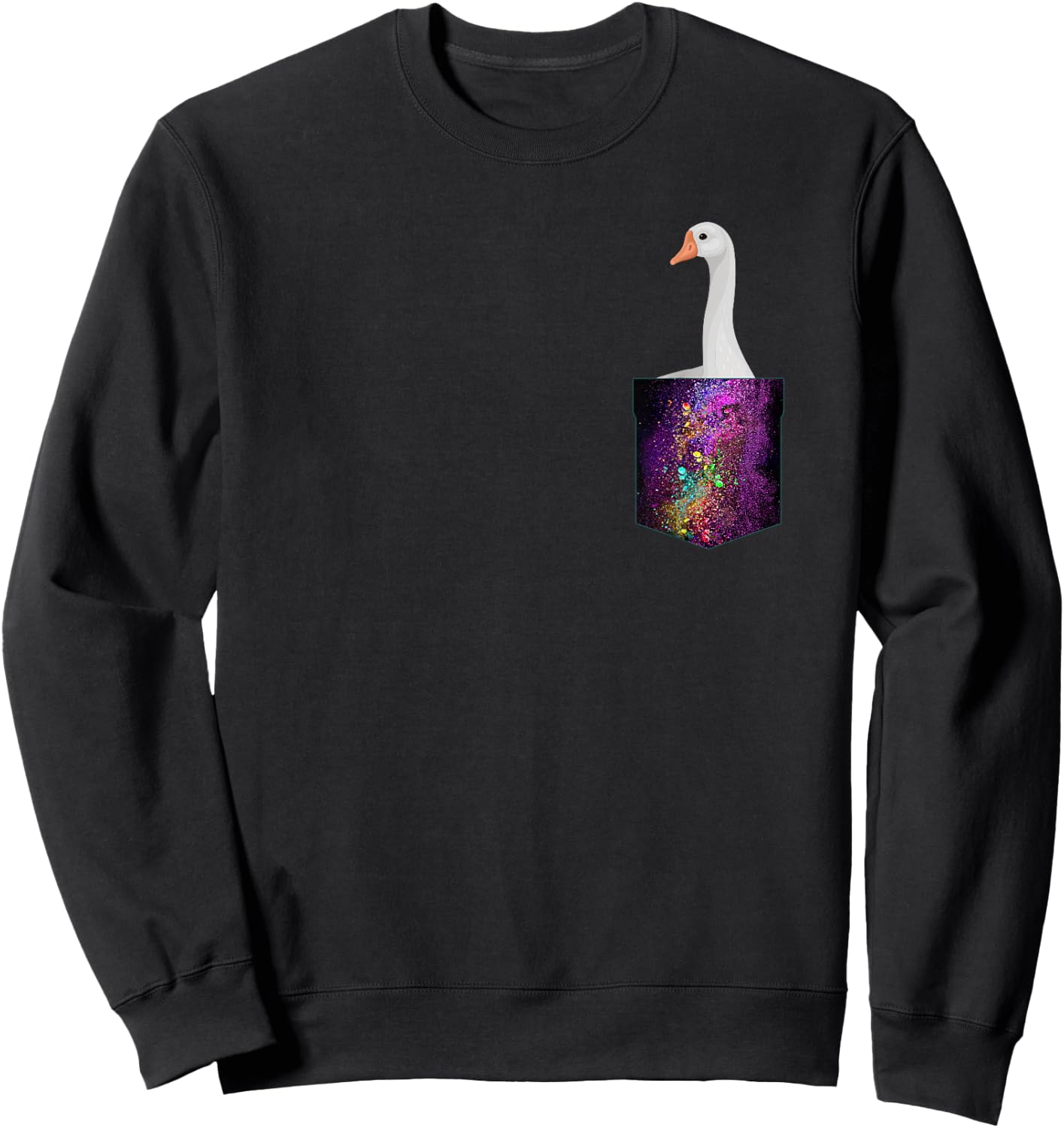 Pocket Goose Sweatshirt - Sweatshirt | Black