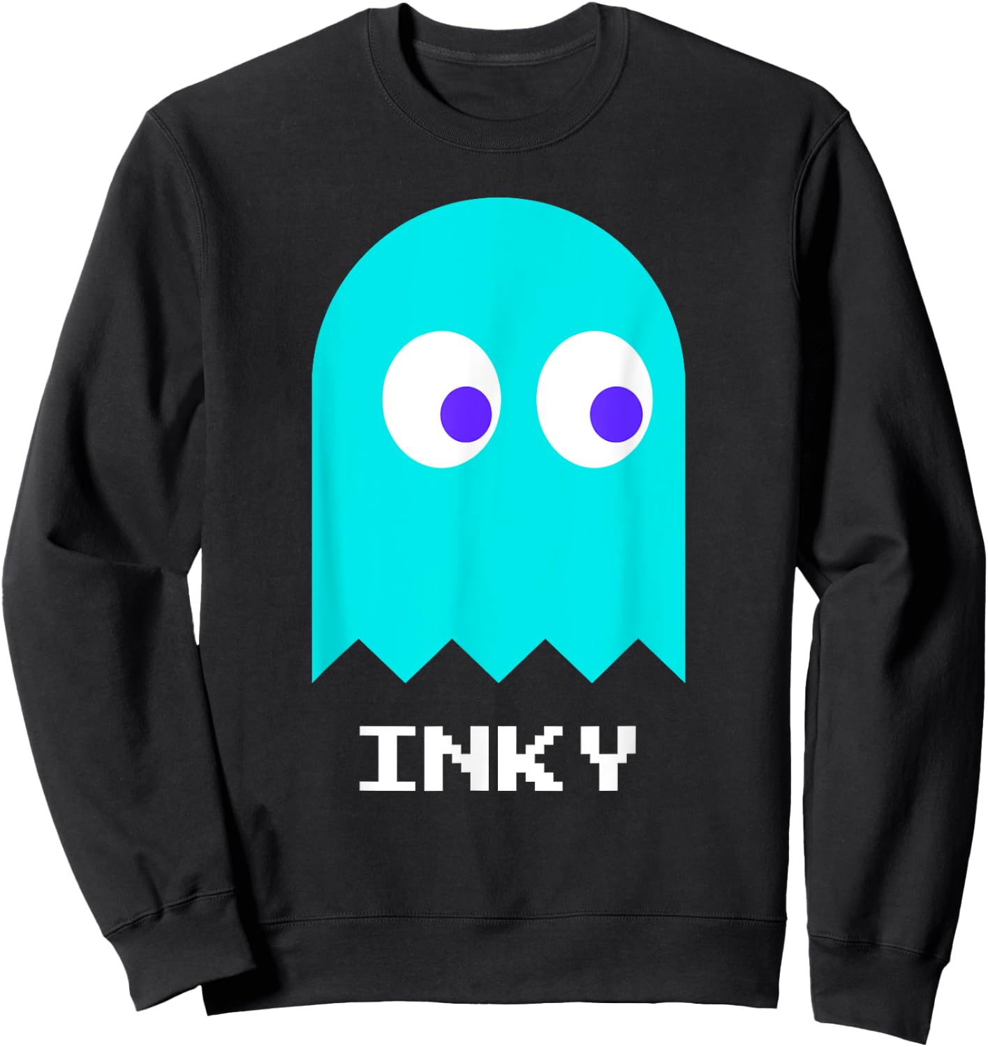 Retro Gamer Nerd INKY Halloween Costume Sweatshirt - Sweatshirt | Black
