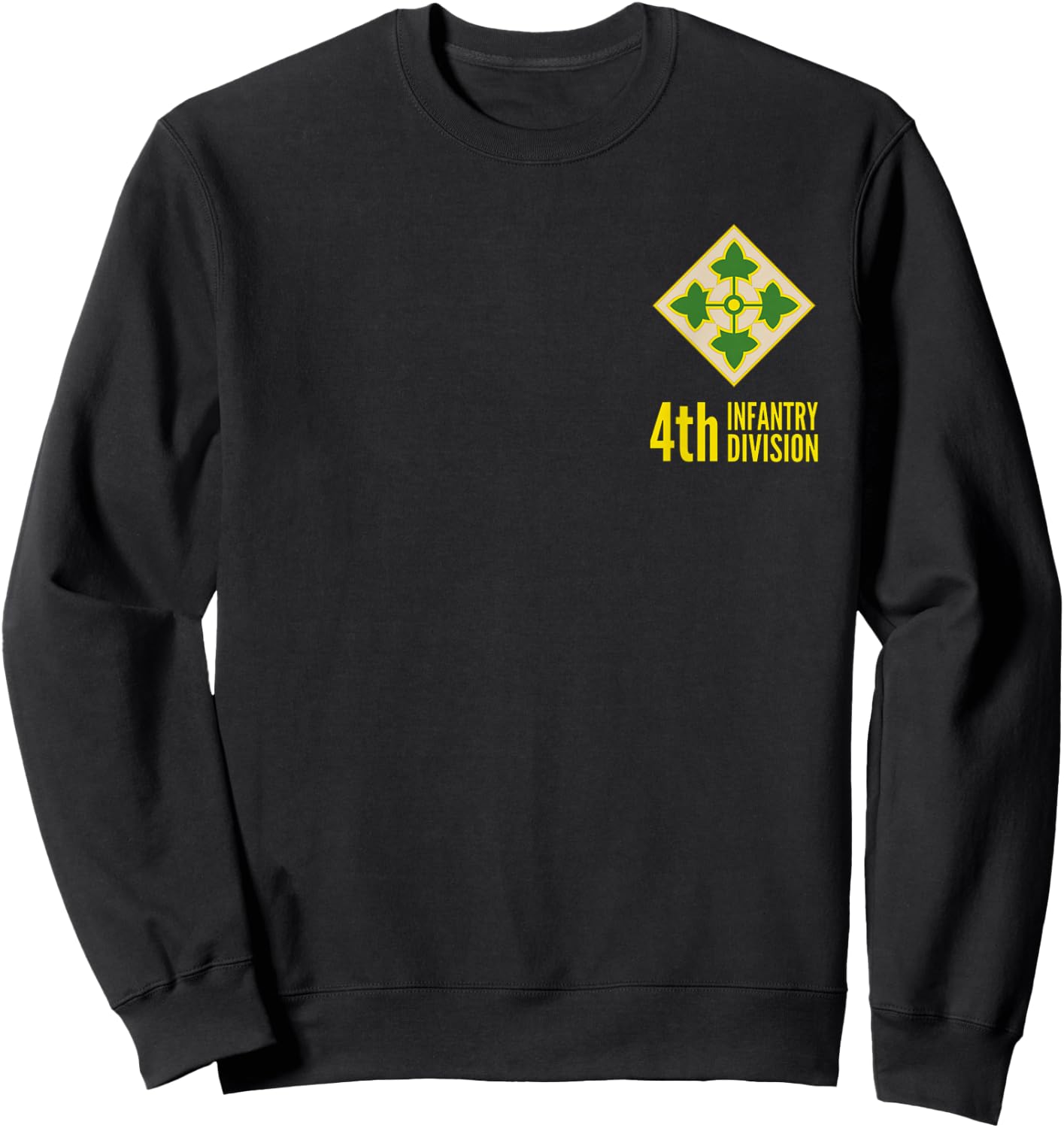 4th Infantry Division Army Sweatshirt - Sweatshirt | Black
