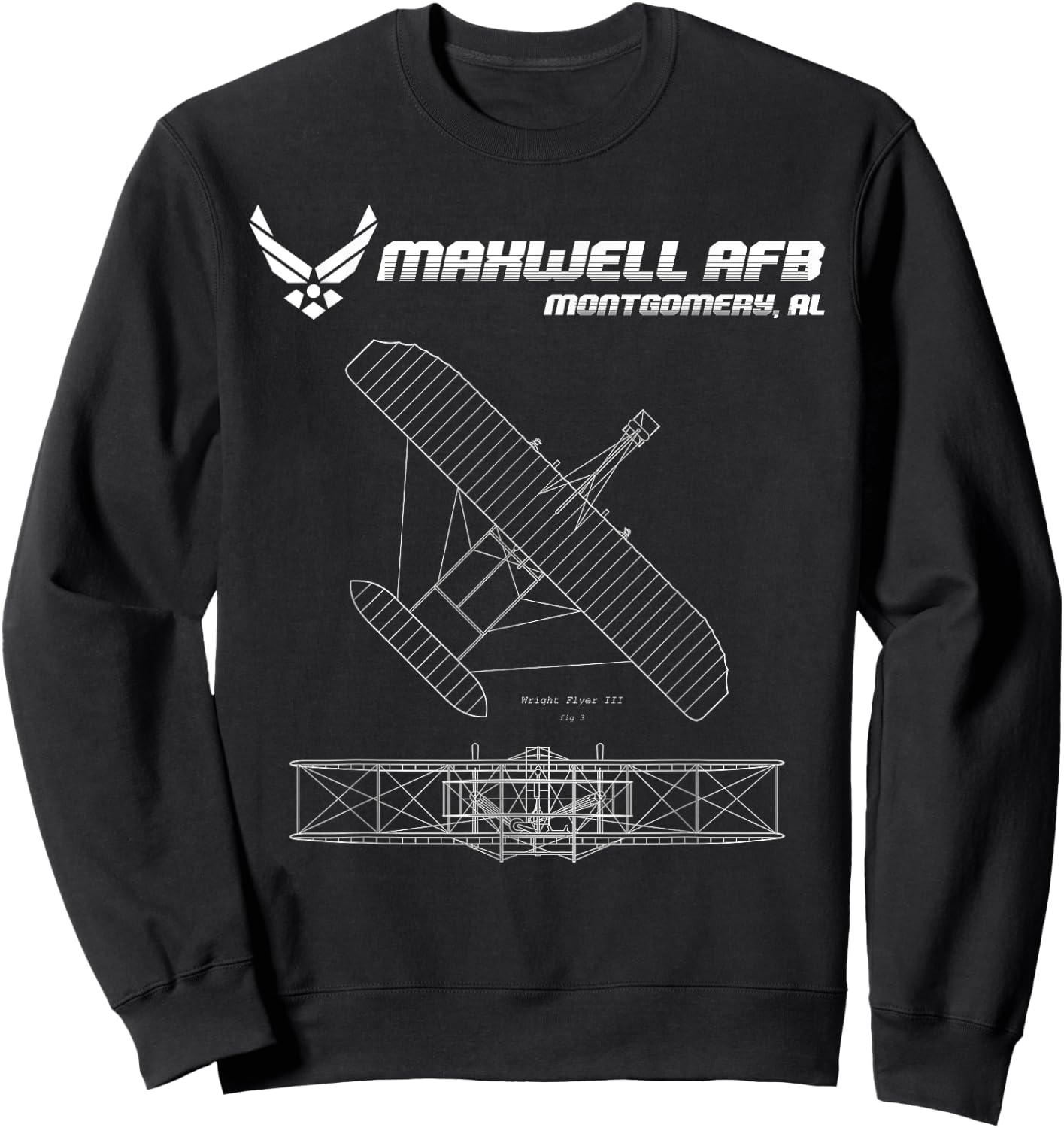 Maxwell AFB Sweatshirt - Sweatshirt | Black