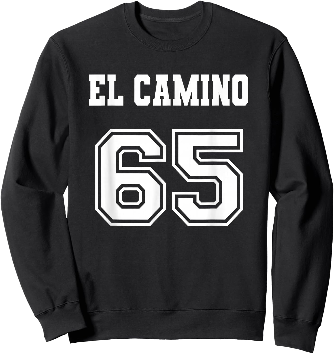 Jersey Style El Camino 65 1965 Sweatshirt - Sweatshirt | Black