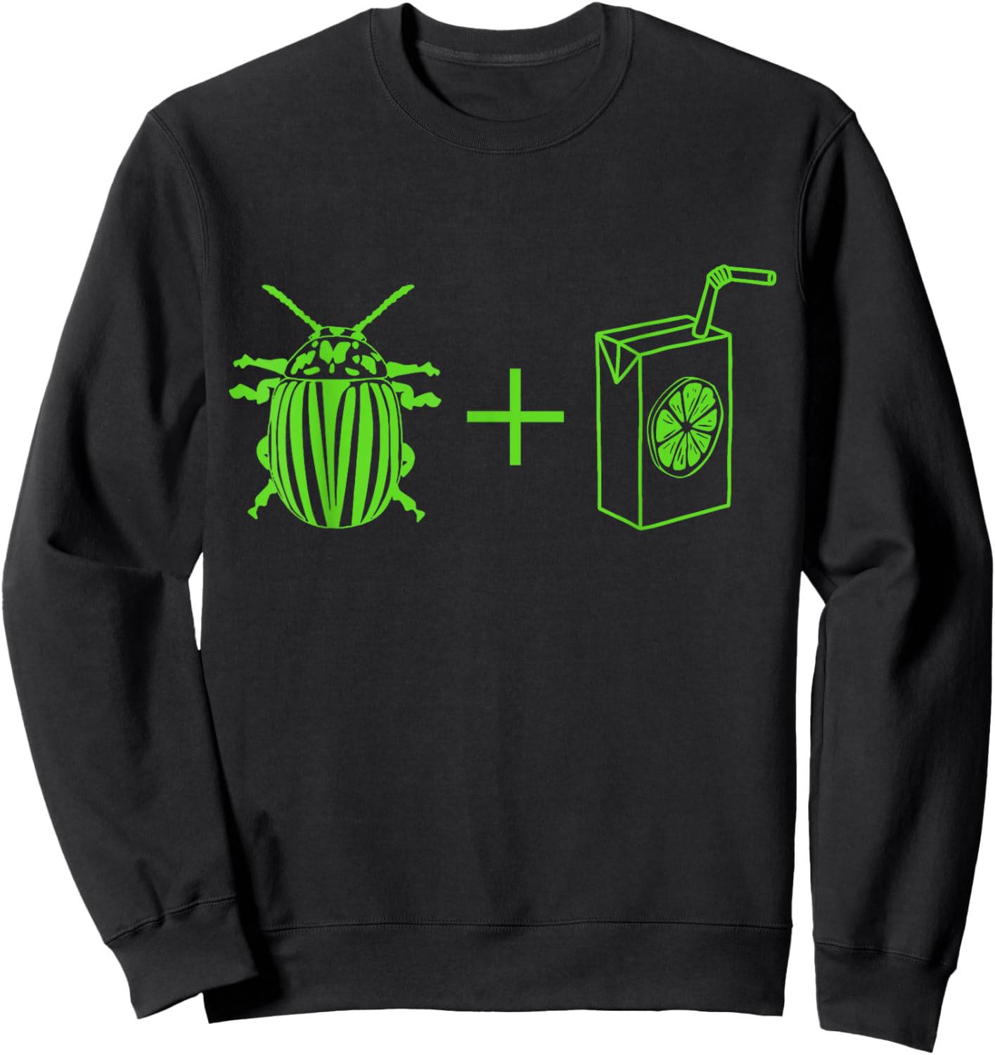 Beetles Vintage Halloween Movie Funny Horror Costume Juices Sweatshirt - Sweatshirt | Black