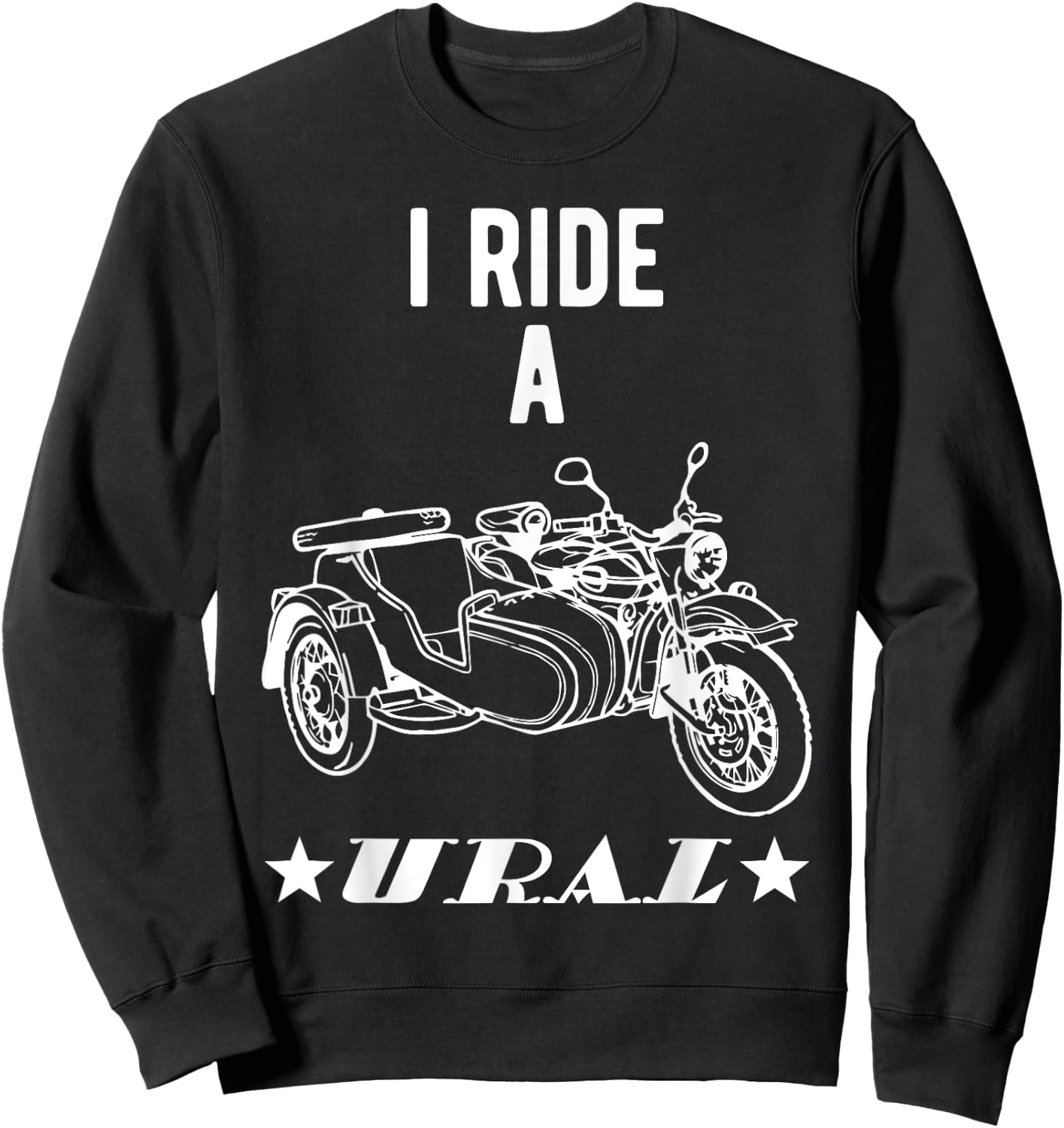 Ural motorcycle spun off-road motorcyclists Sweatshirt - Sweatshirt | Black
