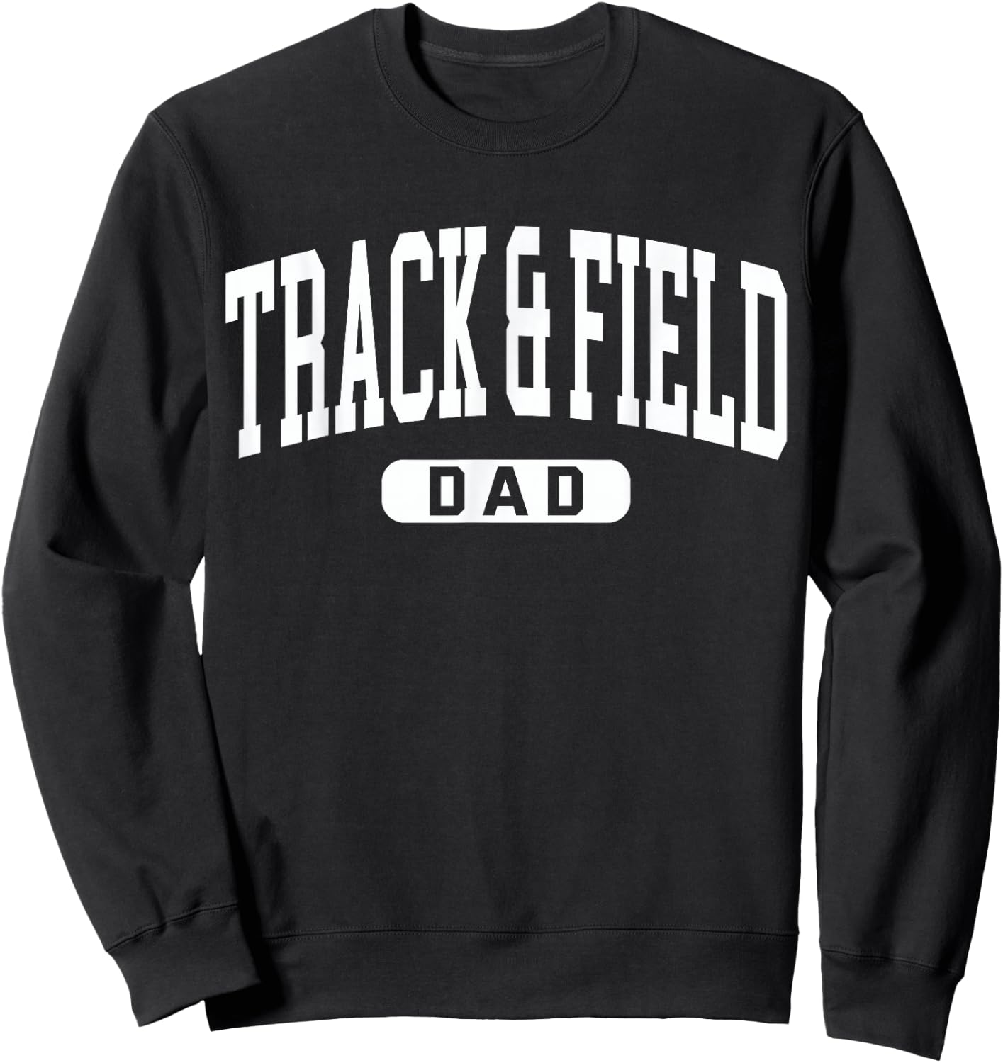 Track Dad Saying / Running Hurdles Meet Parent Support Team Sweatshirt - Sweatshirt | Black