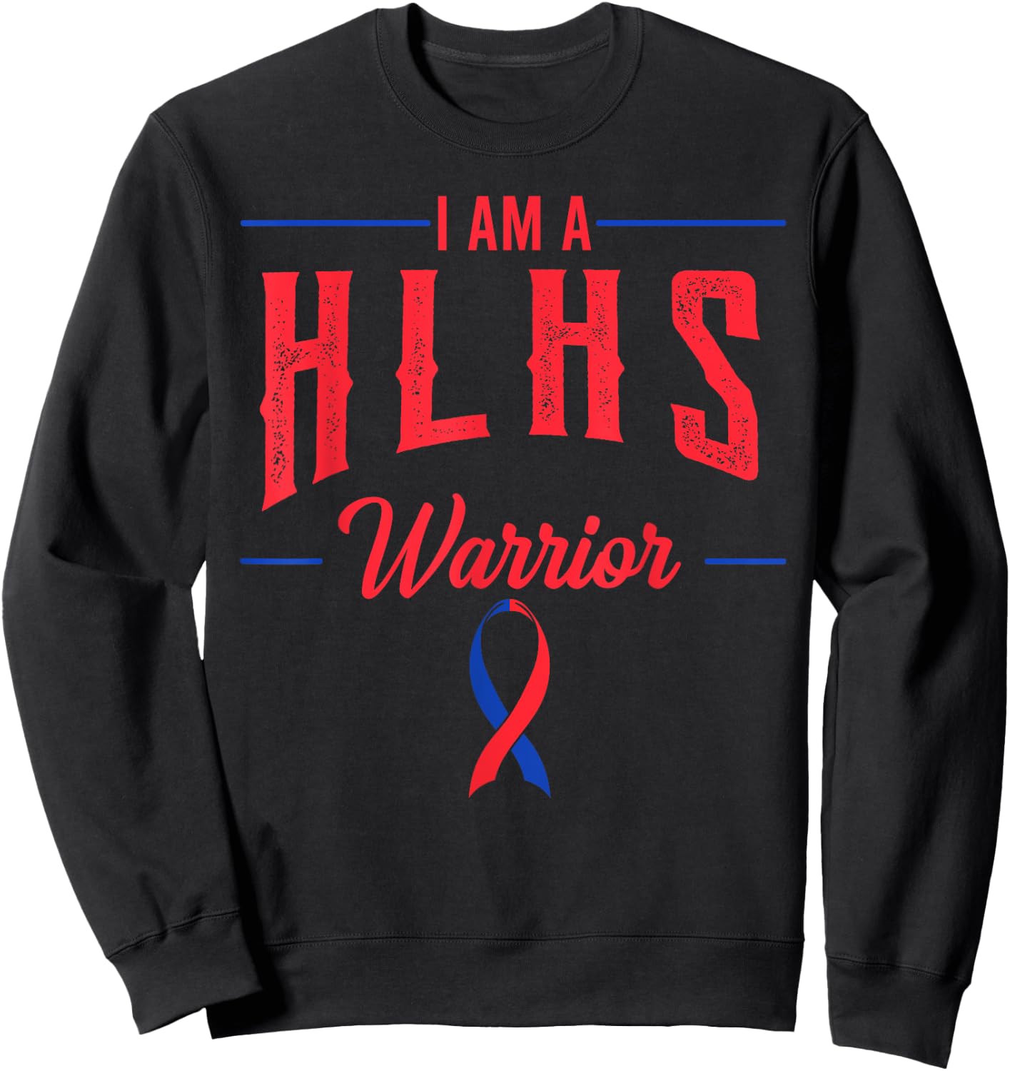 HLHS Hypoplastic Left Heart Syndrome Cyanotic Supporters Sweatshirt - Sweatshirt | Black