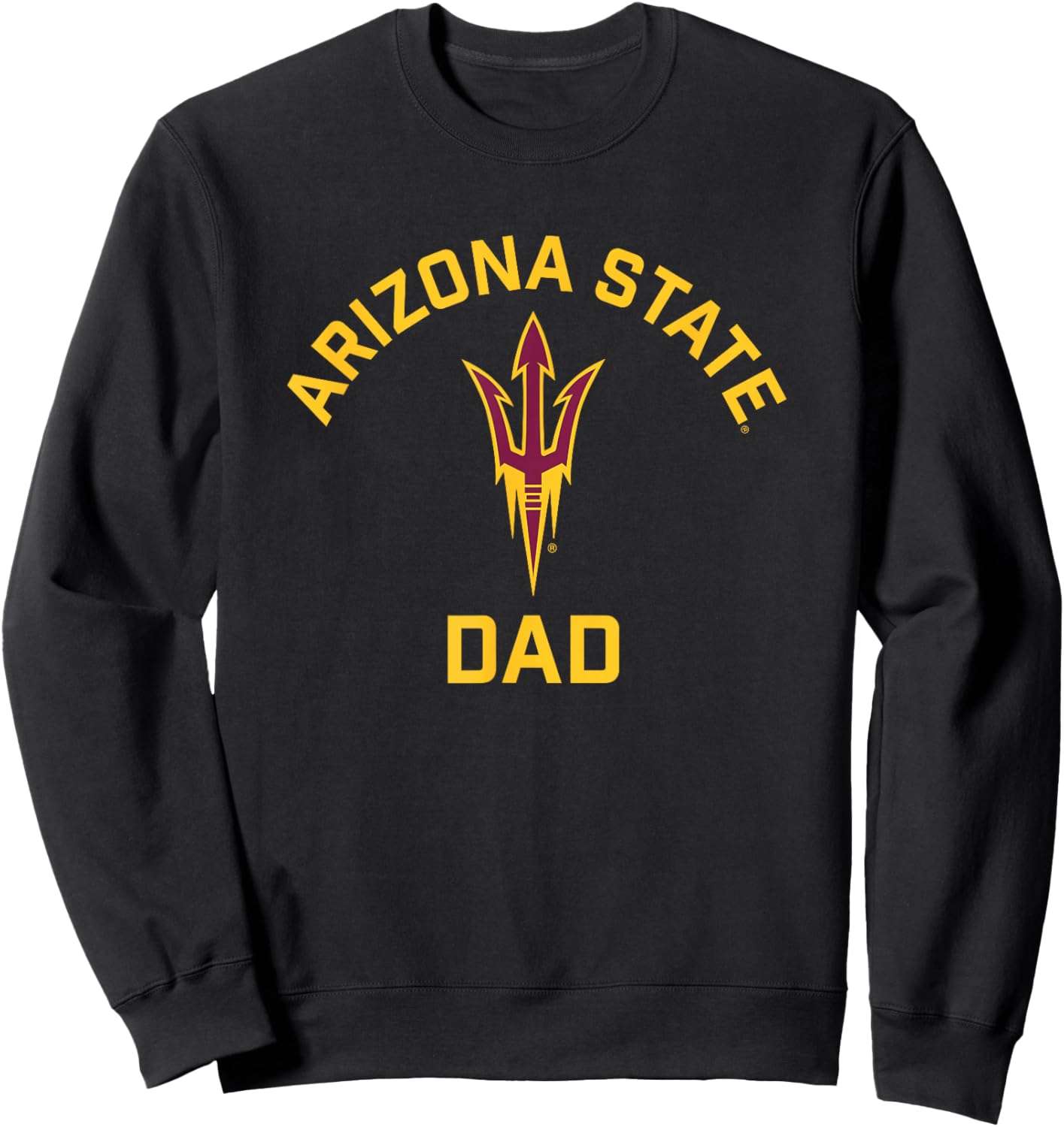 Arizona State University Sun Devils Arched Dad Sweatshirt - Sweatshirt | Black