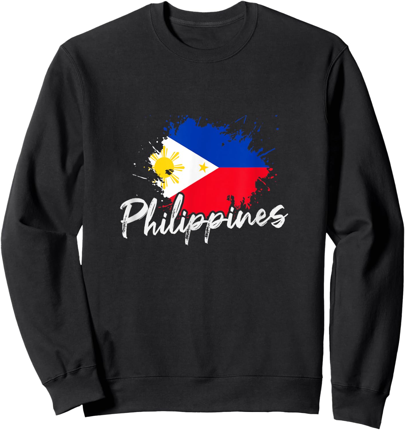 Filipino Pride Gift Philippines Sweatshirt - Sweatshirt | Black