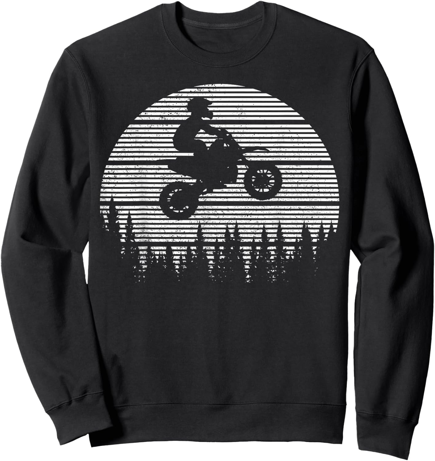 Motocross Enduro Biker MX Motorcycle Gift Sweatshirt - Sweatshirt | Black