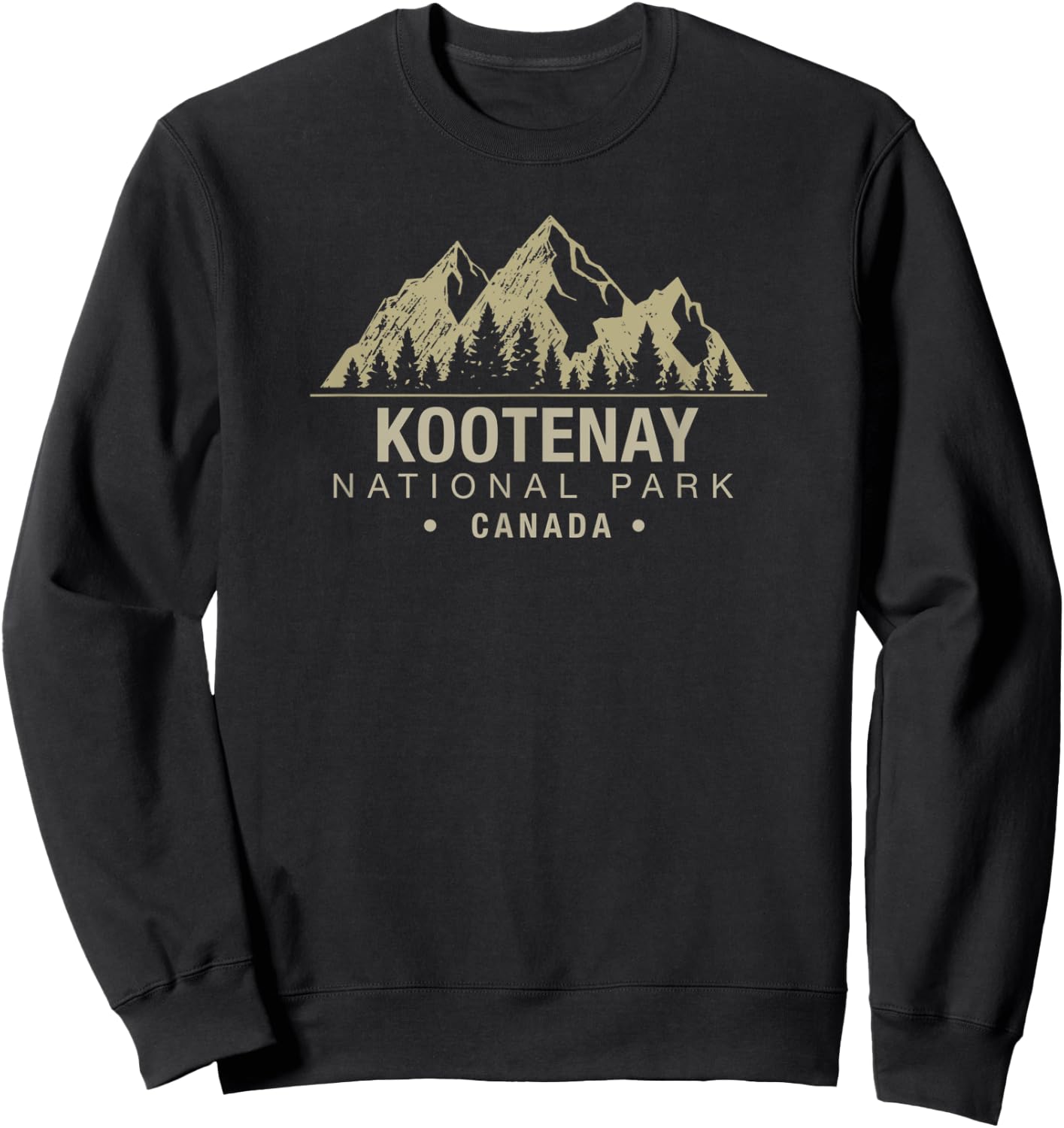 Kootenay National Park Sweatshirt - Sweatshirt | Black
