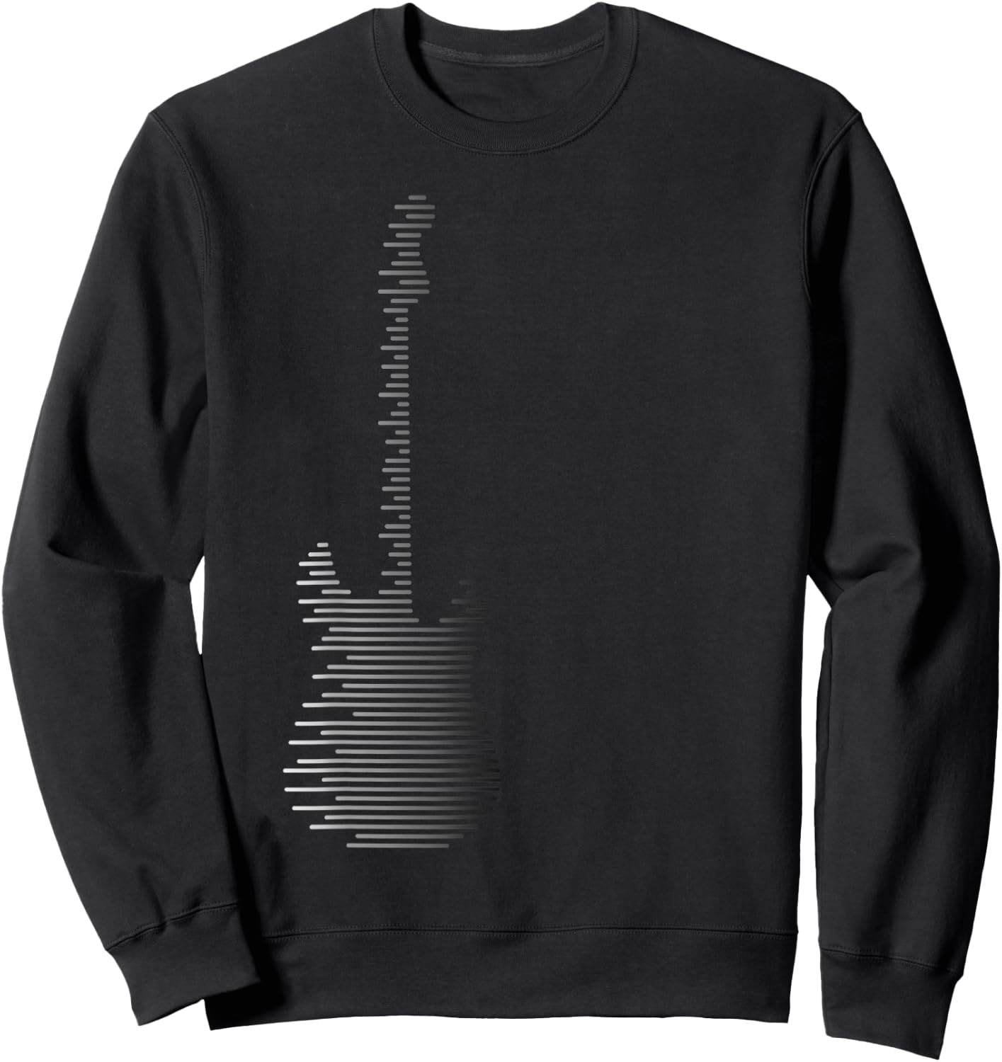 Guitar Women Musician Guitarist Music Gift Sweatshirt - Sweatshirt | Black