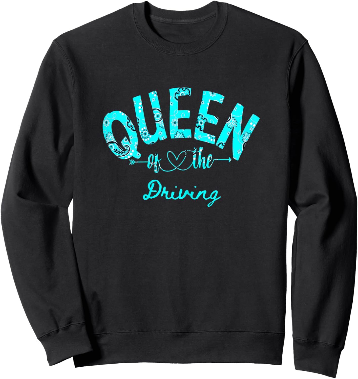 Queen Of Driving Sweatshirt - Sweatshirt | Black