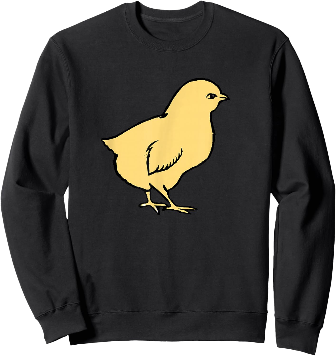 Yellow Baby Chick Sweatshirt - Sweatshirt | Black