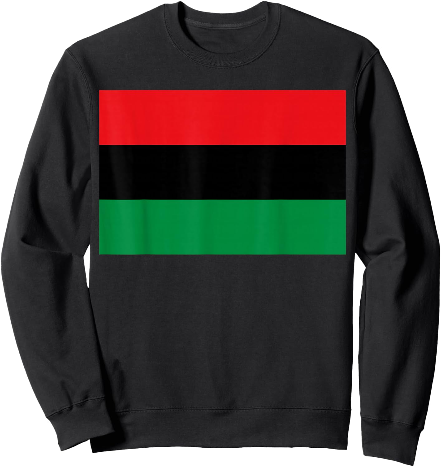 Pan African UNIA Flag Map Continent Black History Month Gift Sweatshirt - Sweatshirt | Black