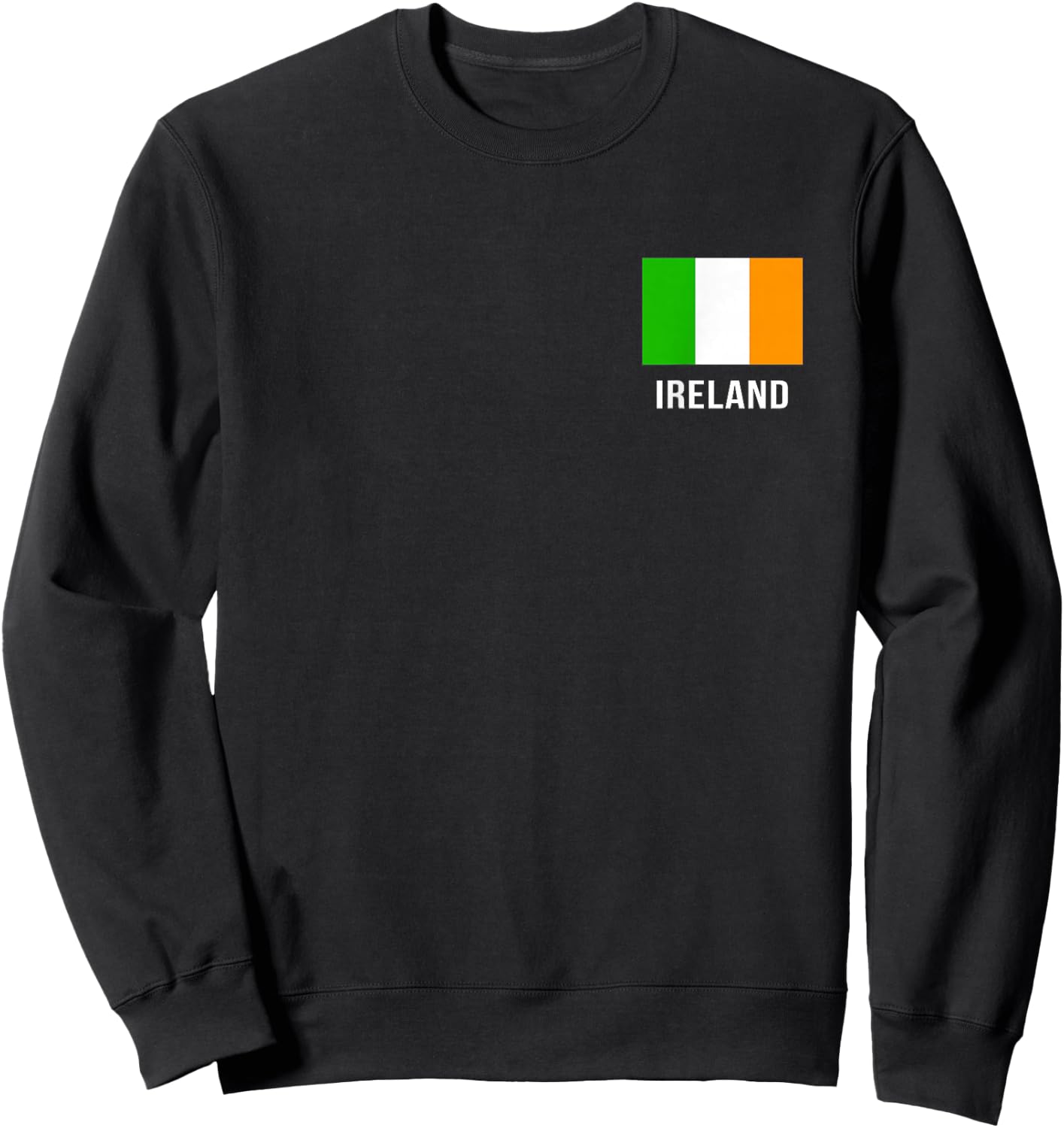 Ireland Flag Shirt | Irish Sweatshirt - Sweatshirt | Black