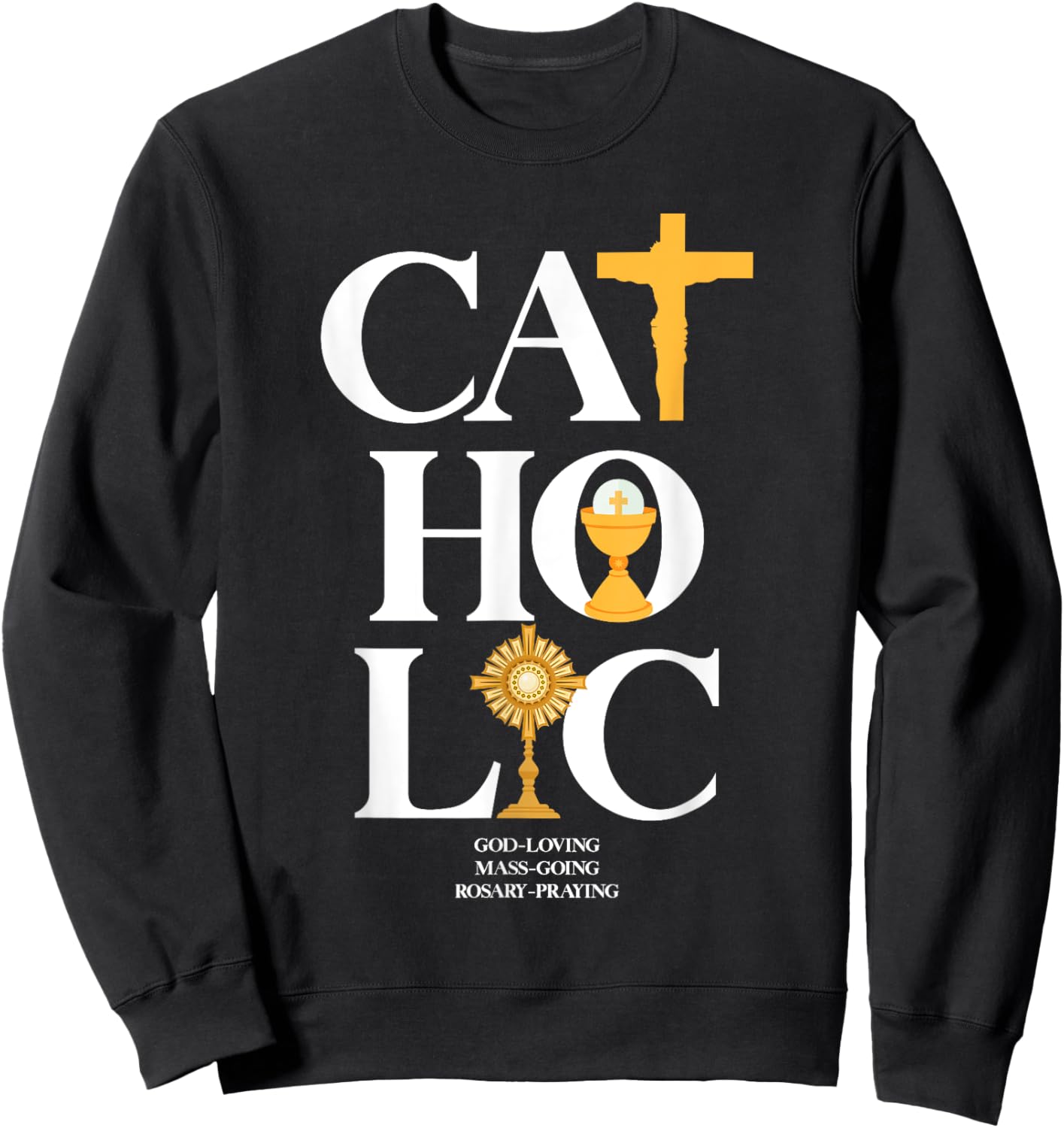 Catholic Sweatshirt - Sweatshirt | Black