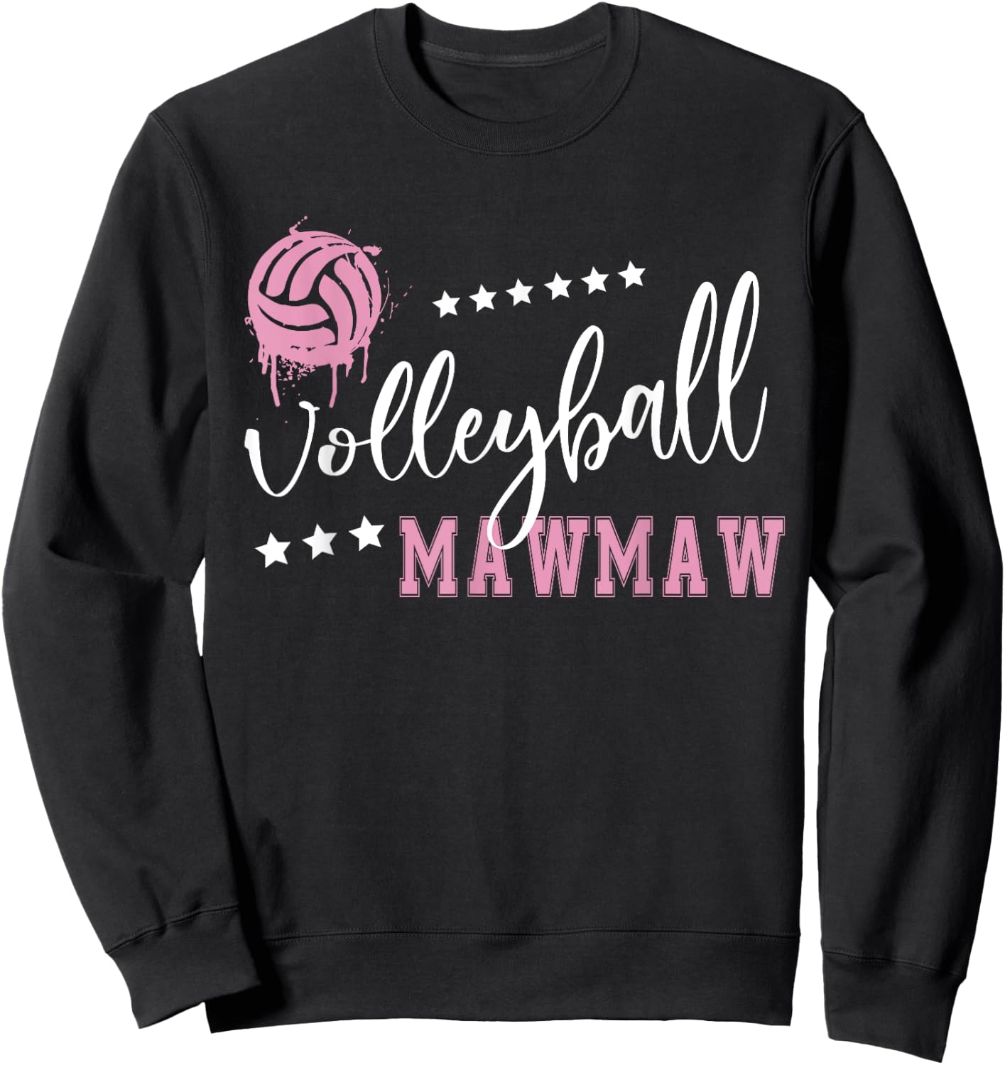 Volleyball Mawmaw Gifts Sweatshirt - Sweatshirt | Black