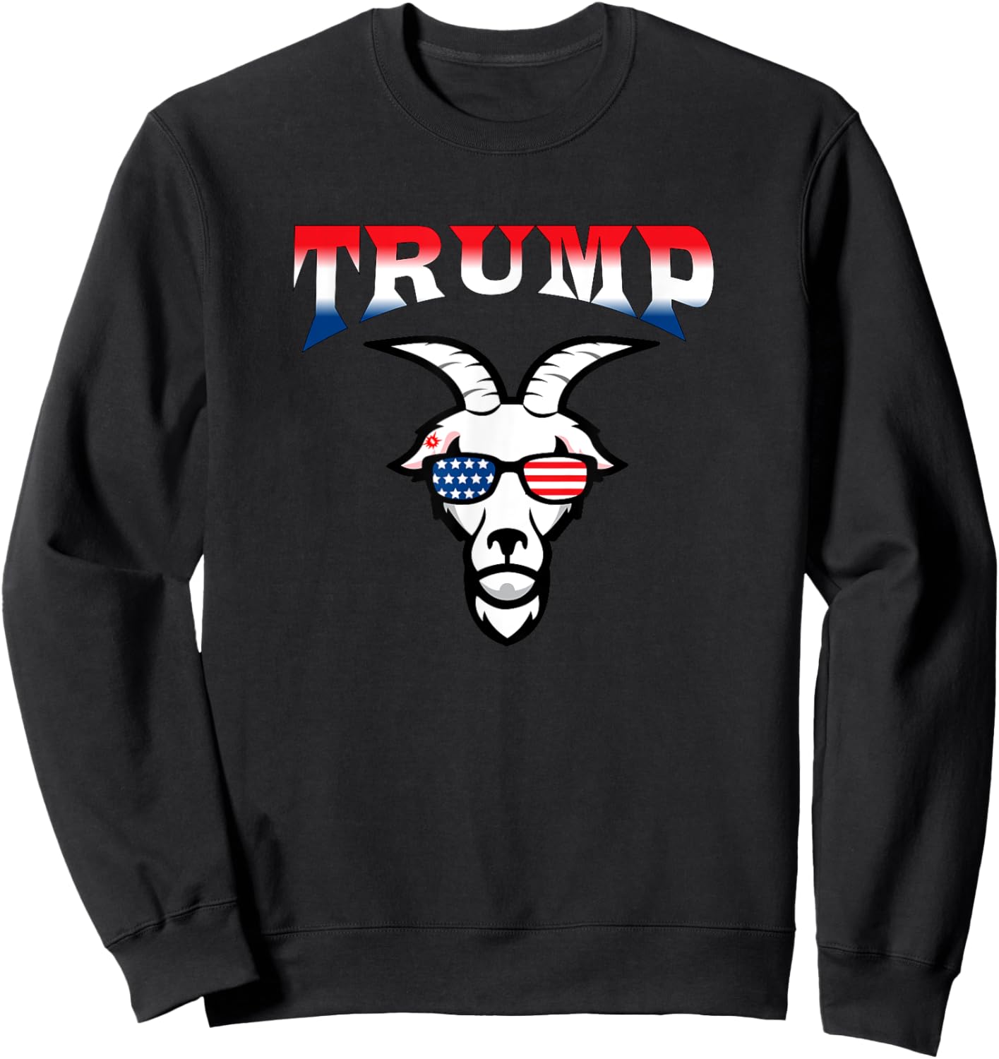 TRUMP is the GOAT Sweatshirt - Sweatshirt | Black