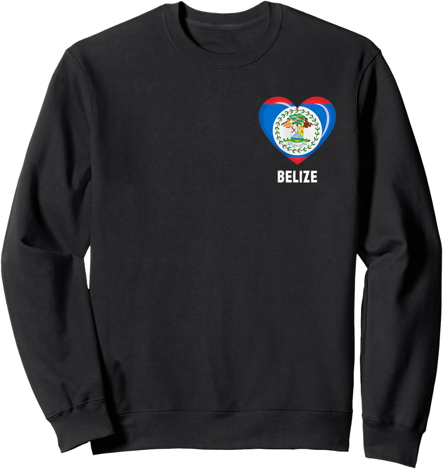 Belize Flag Shirt | Belizeans Sweatshirt - Sweatshirt | Black