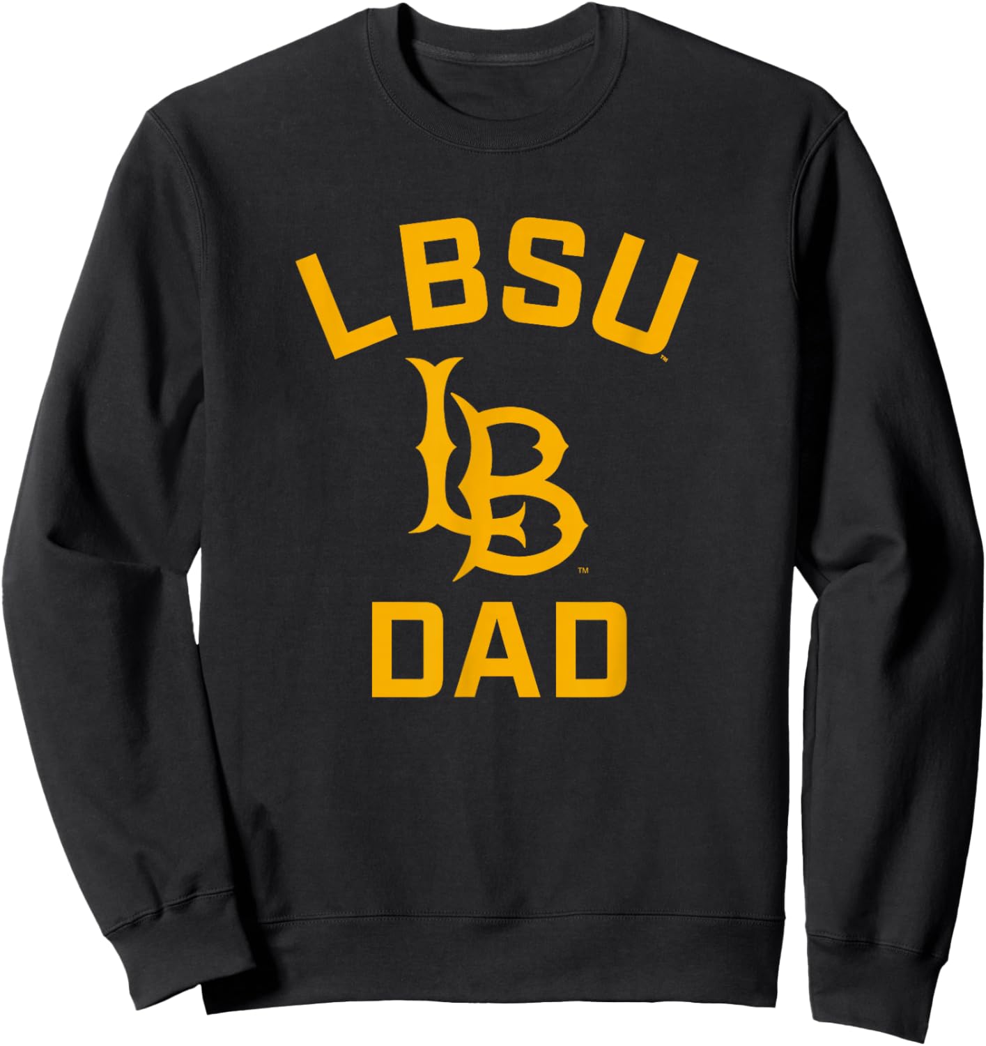Cal State Long Beach CSULB Arched Dad Sweatshirt - Sweatshirt | Black