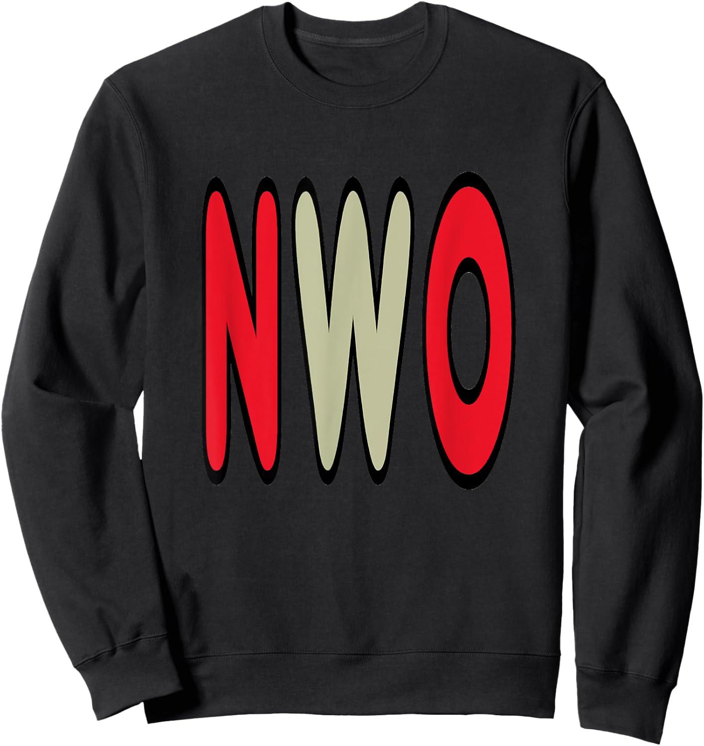NWO New World Order Sweatshirt - Sweatshirt | Black