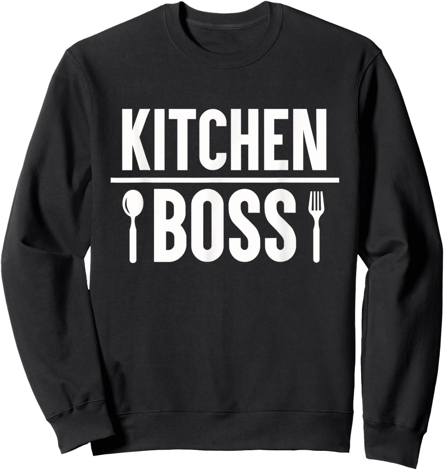 Kitchen Boss - Cooking Best Chef Cook Sweatshirt - Sweatshirt | Black