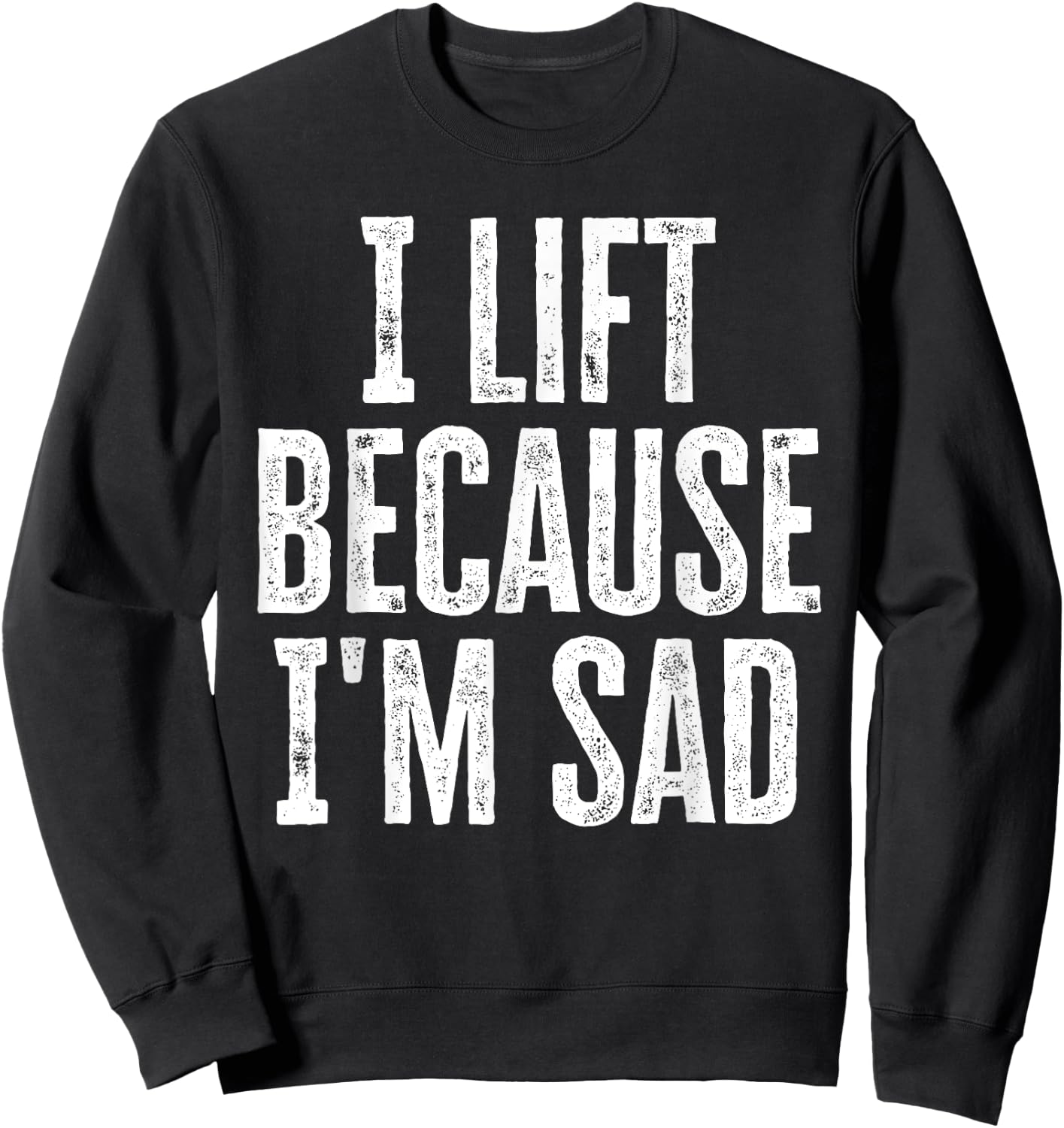 Oversized Weightlifting Gym Pump Cover Sweatshirt - Sweatshirt | Black