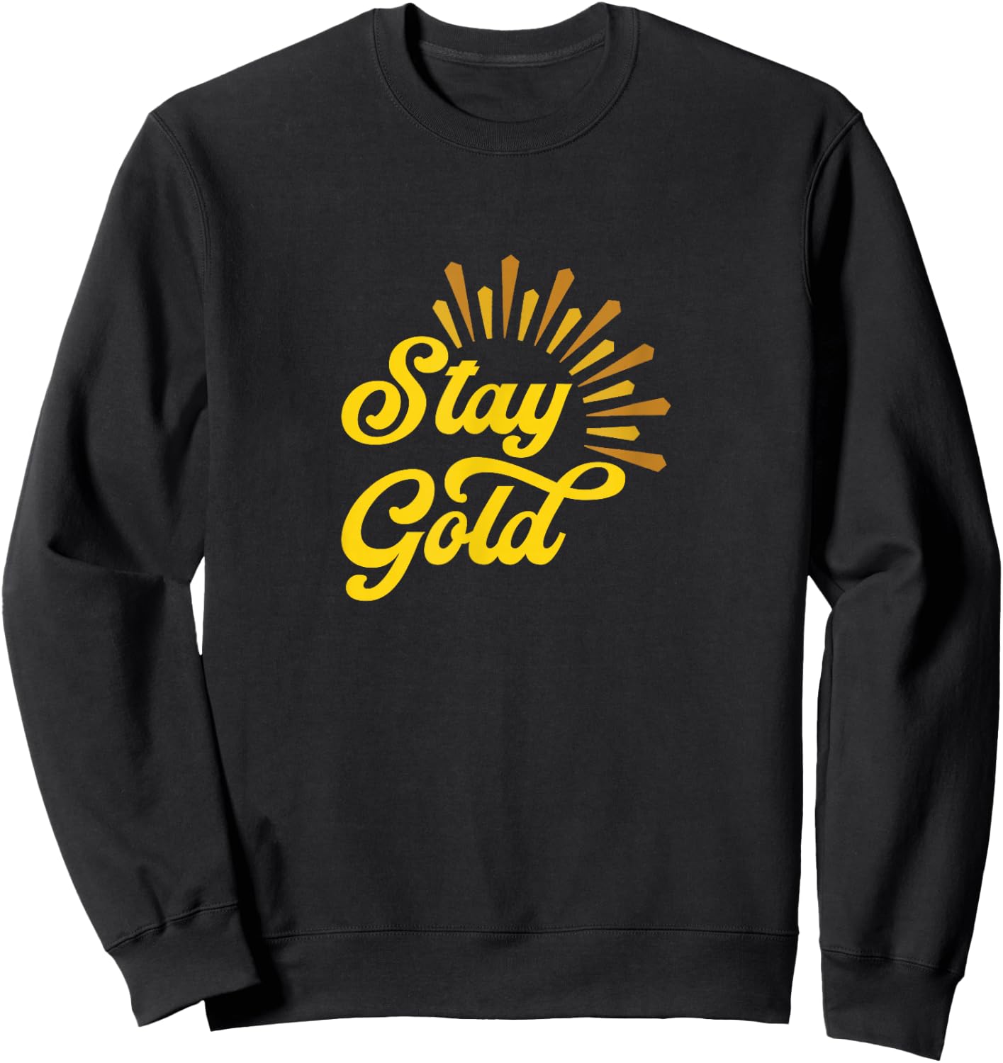 Stay Gold Sweatshirt - Sweatshirt | Black