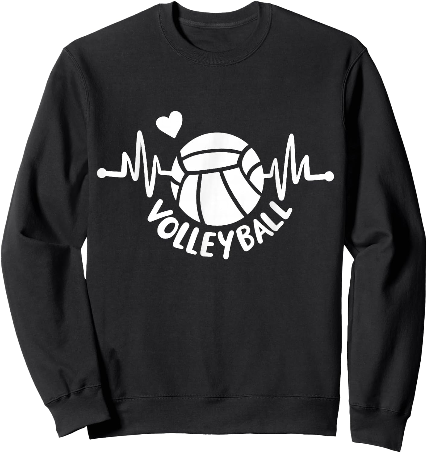 Volleyball Girl Sweatshirt - Sweatshirt | Black