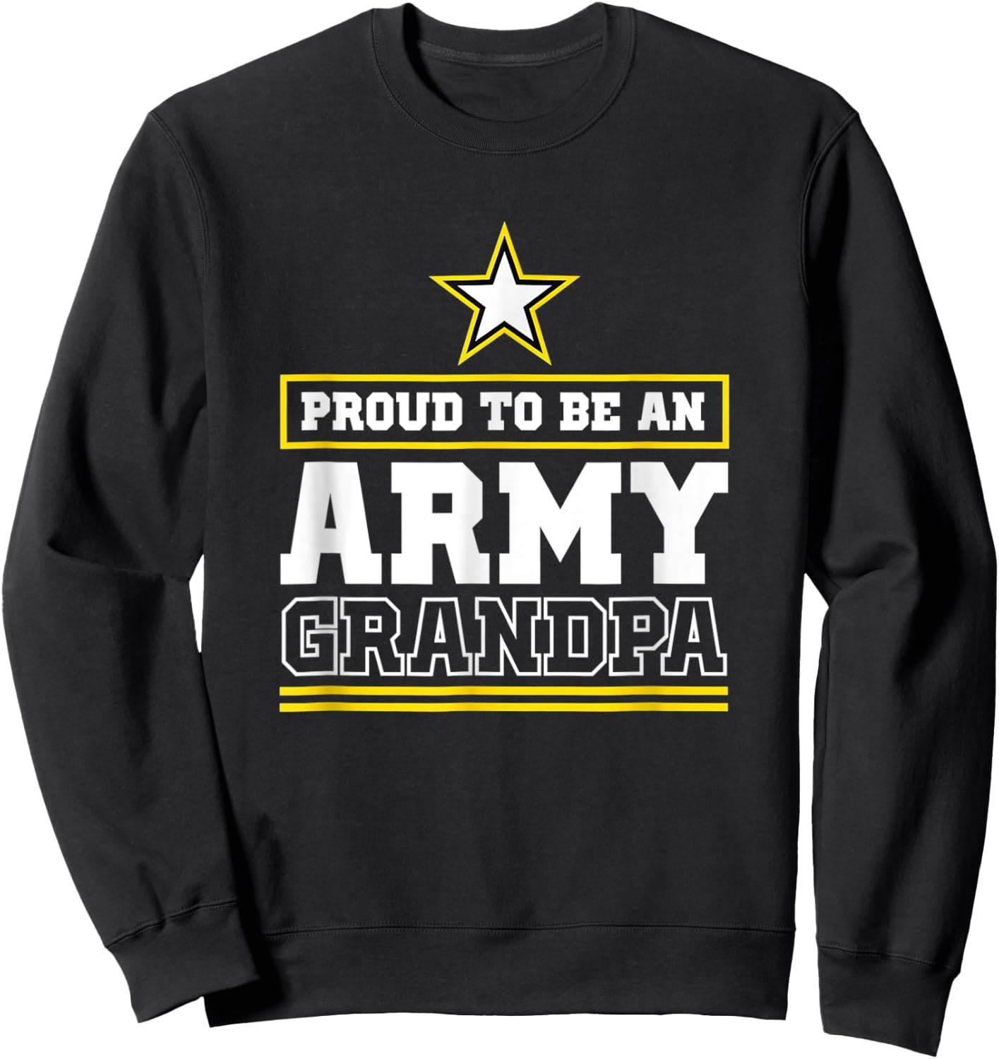 Army Grandpa Sweatshirt - Sweatshirt | Black