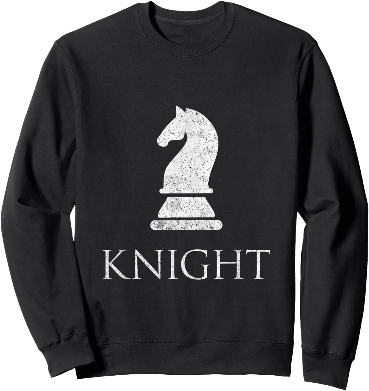 Knight Chess Piece Game Matching Simple Halloween Costume Sweatshirt - Sweatshirt | Black