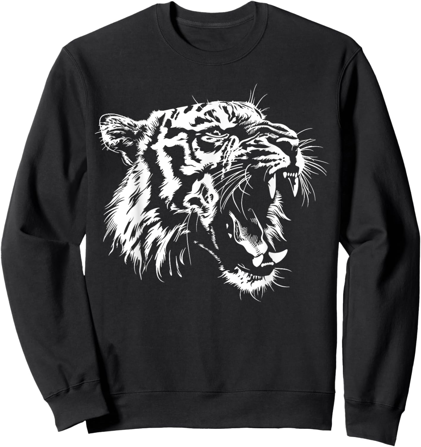 Tiger Graphic Sweatshirt - Sweatshirt | Black