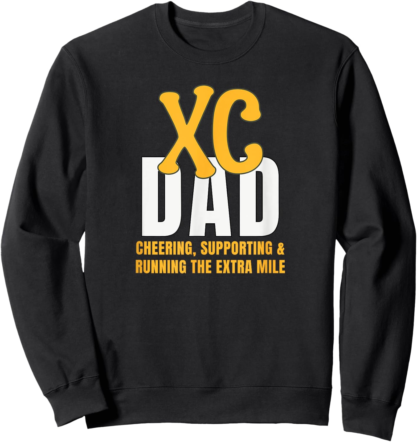 Cross Country Dad XC Running Sweatshirt - Sweatshirt | Black