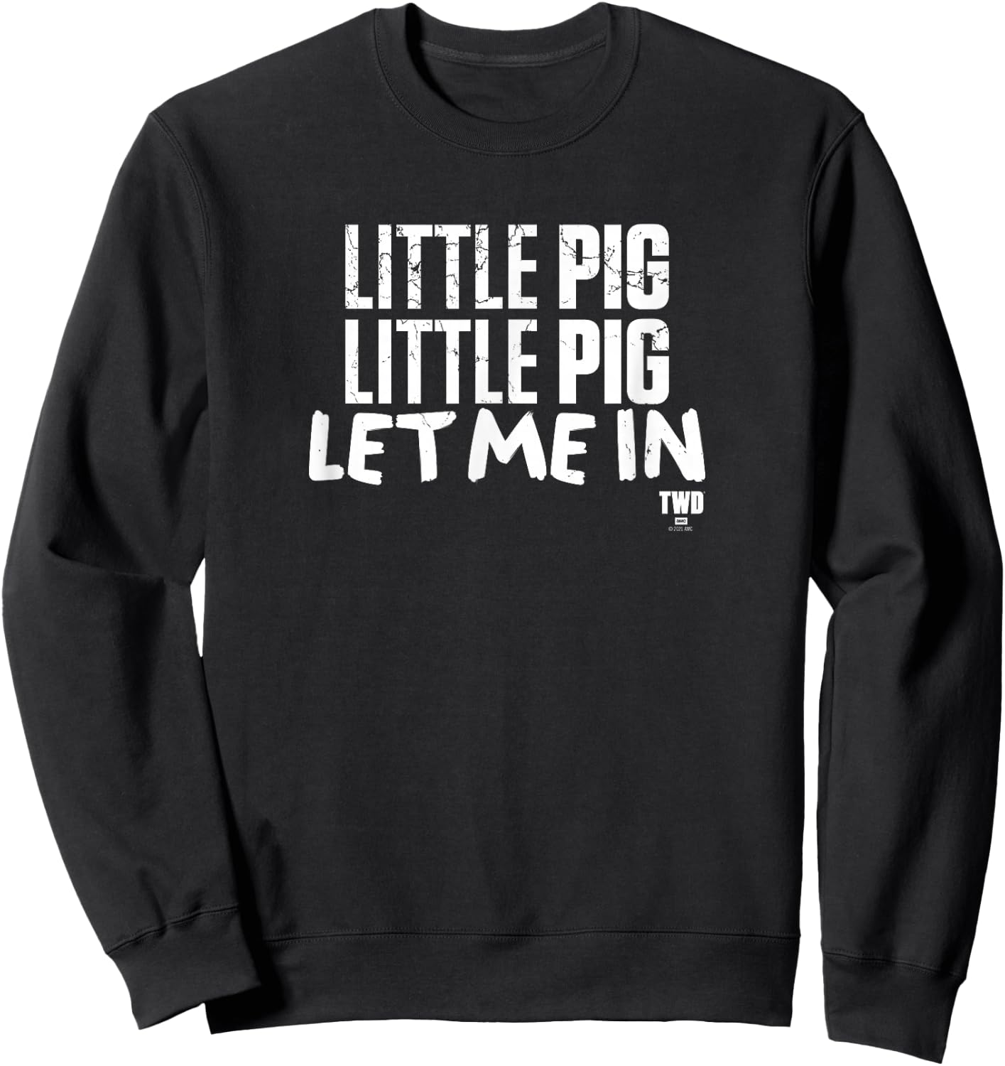 The Walking Dead Negan Little Pig Sweatshirt - Sweatshirt | Black