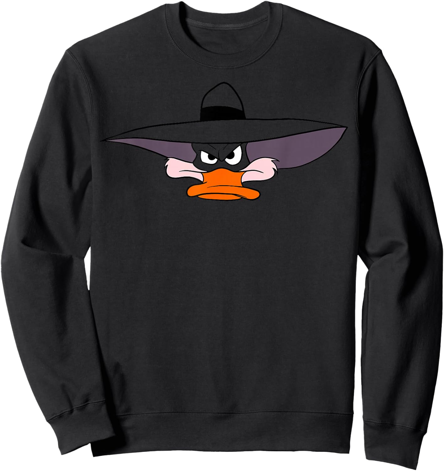 Disney Darkwing Duck Big Face Sweatshirt - Sweatshirt | Black
