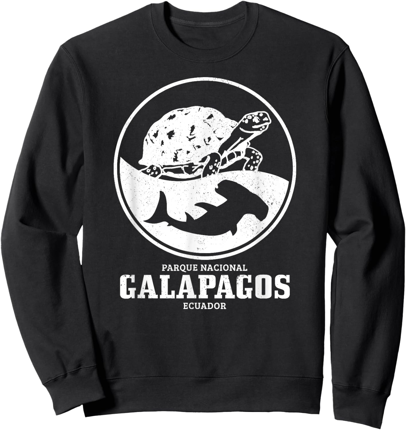 Galapagos Islands Turtle Shark Diving Ecuador Sweatshirt - Sweatshirt | Black