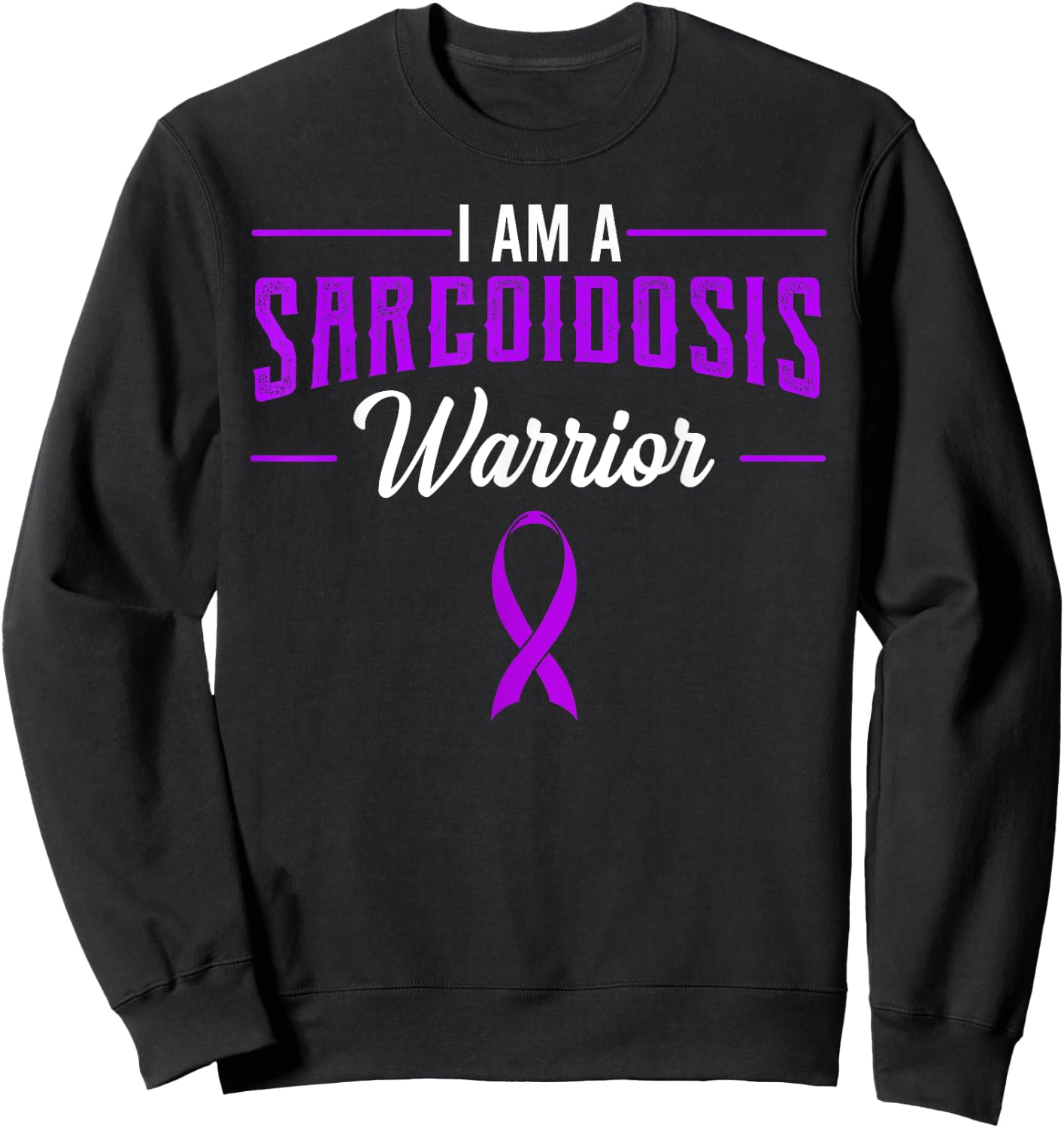 Sarcoidosis Sarcoid Besnier-Boeck-Schaumann Disease Warrior Sweatshirt - Sweatshirt | Black
