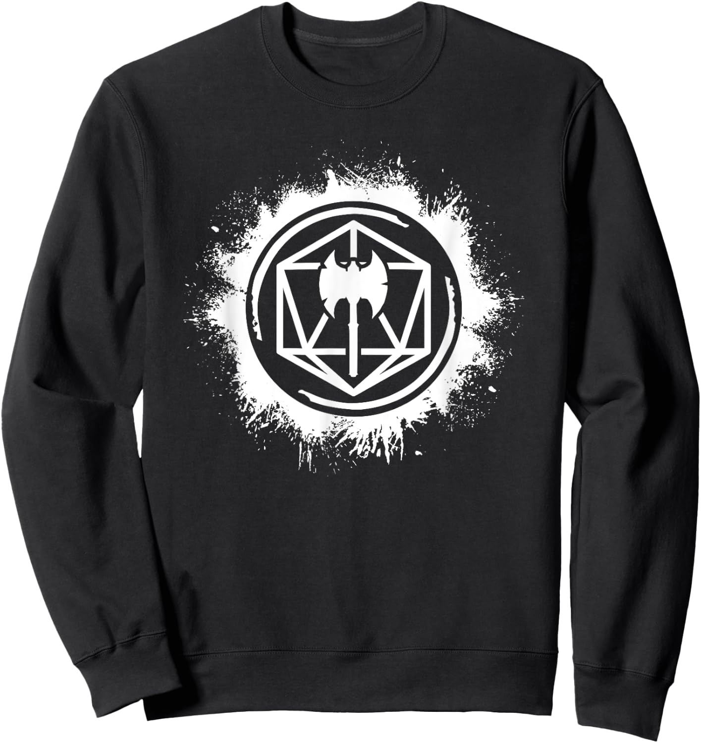 DnD Barbarian Class Role Playing Sweatshirt - Sweatshirt | Black