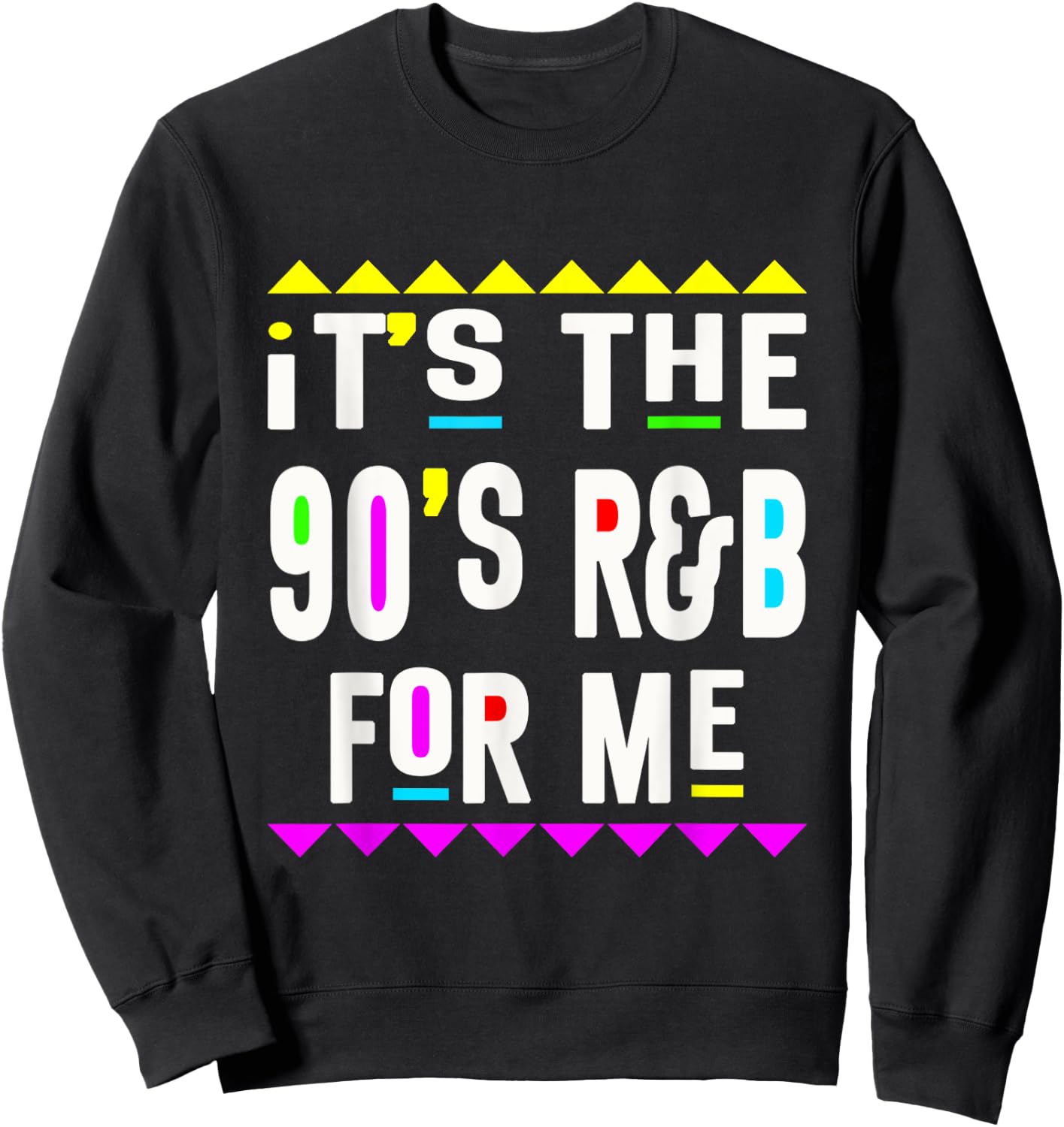 R&B Artist girls Vintage 90 s r and b graphic Sweatshirt - Sweatshirt | Black