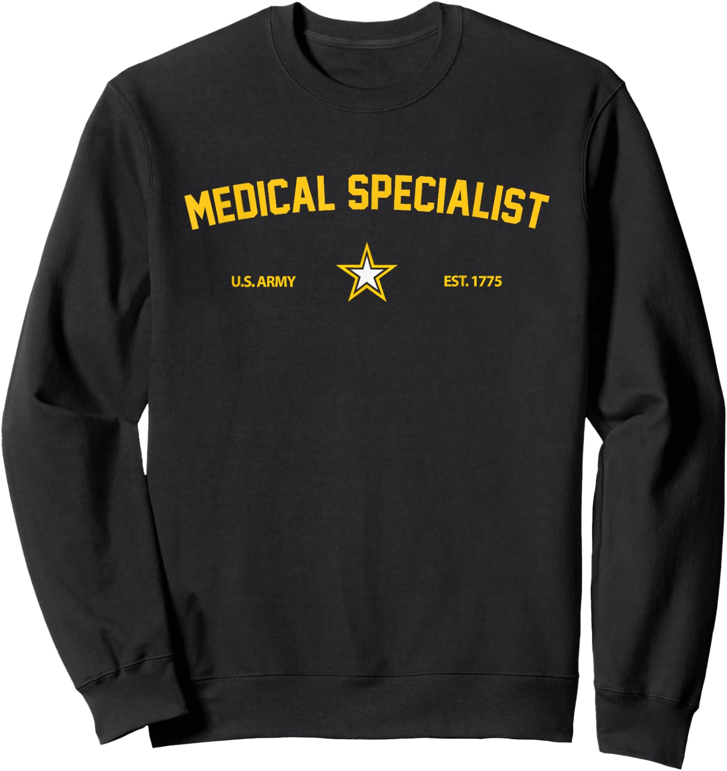 US Army Medical Specialist Corps Sweatshirt - Sweatshirt | Black
