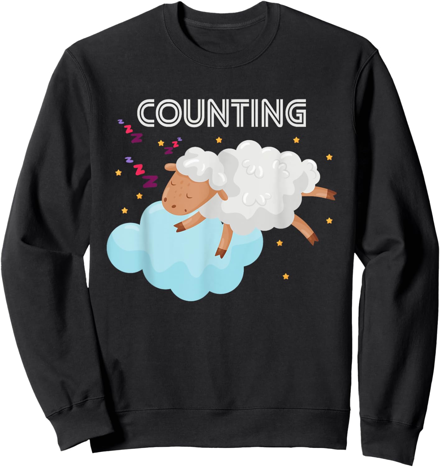 Counting Sheep Sweatshirt - Sweatshirt | Black