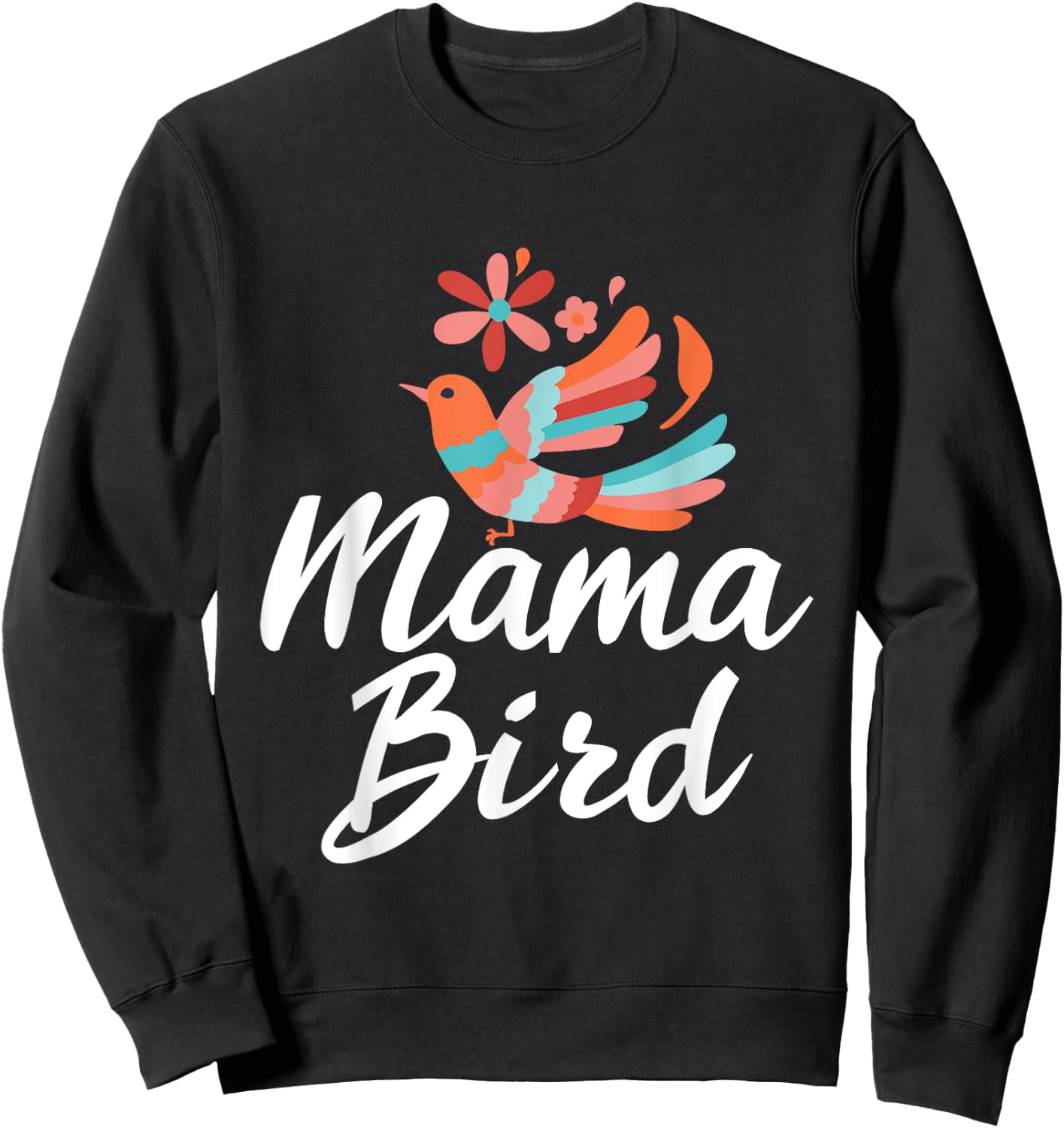 Mama Birds - Proud Mother Mom Sweatshirt - Sweatshirt | Black