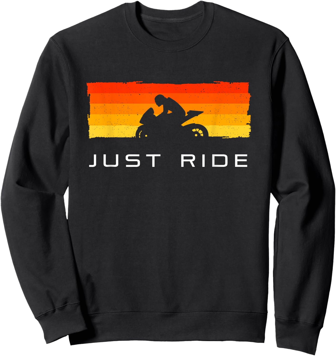 Motorcycle Clothing - Motorcycle Sweatshirt - Sweatshirt | Black