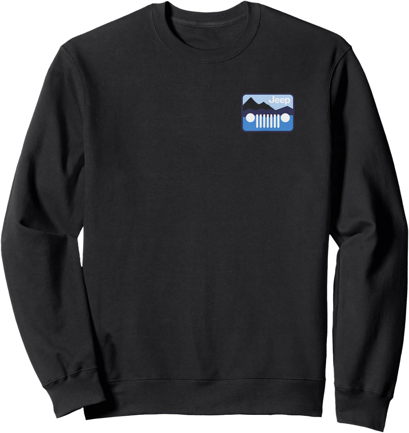 Jeep Grille Badge - Officially Licensed Sweatshirt - Sweatshirt | Black