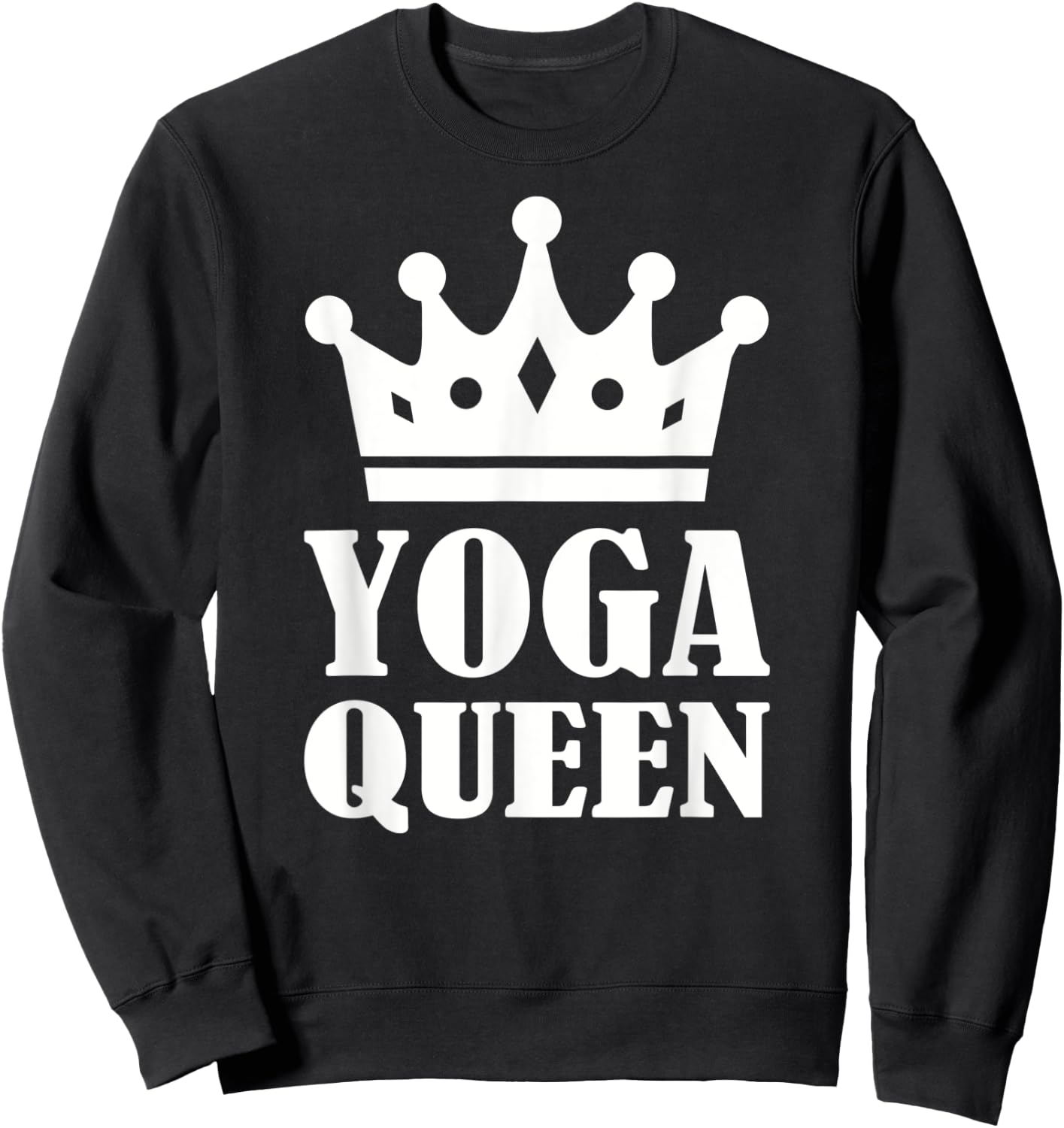 Yoga Queen Sweatshirt - Sweatshirt | Black
