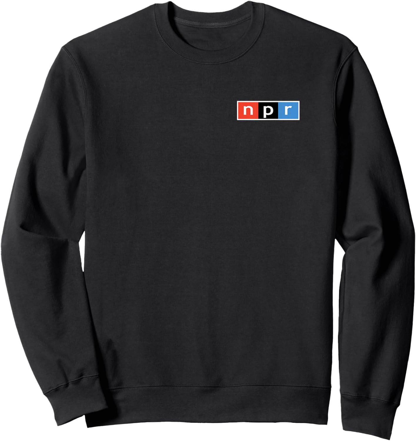 NPR Front and Back Tuning in Since 1971 Public Radio Sweatshirt - Sweatshirt | Black