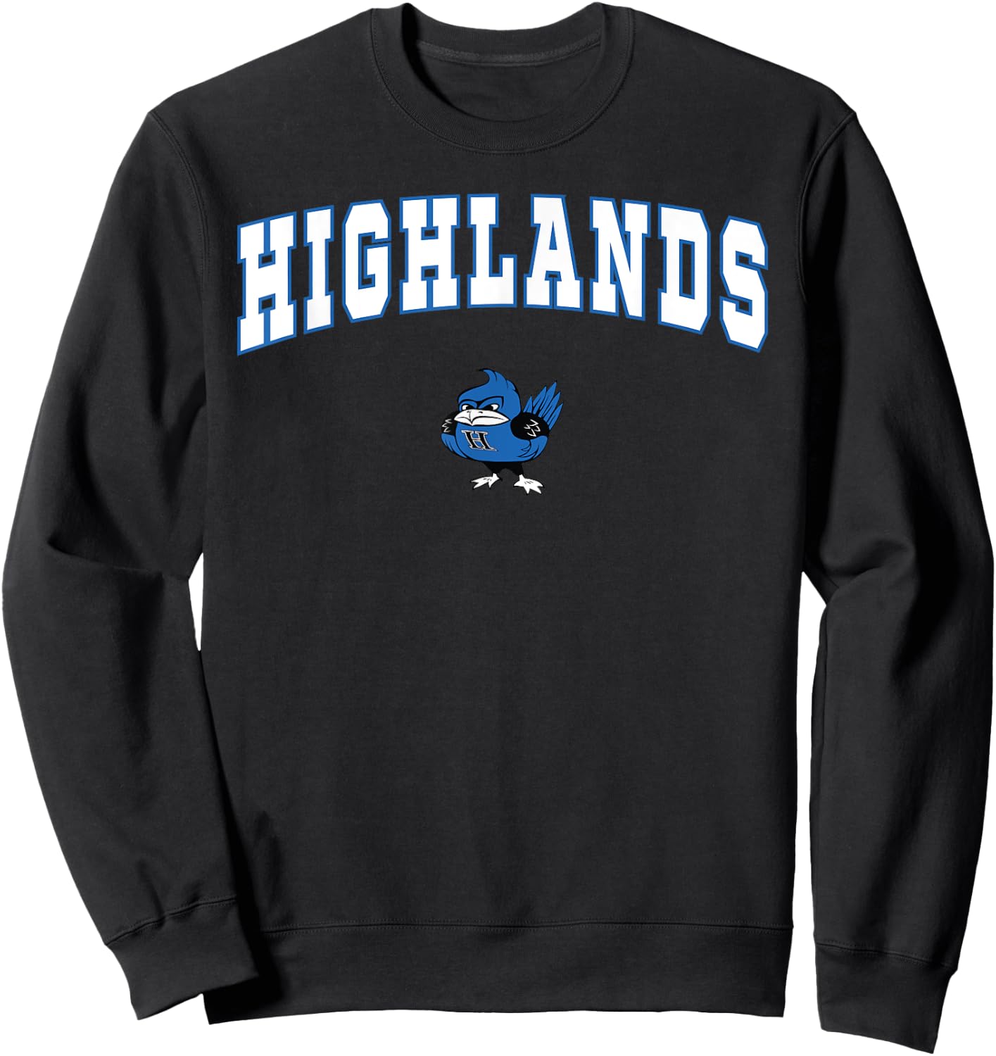 Highlands High School Bluebirds Sweatshirt - Sweatshirt | Black