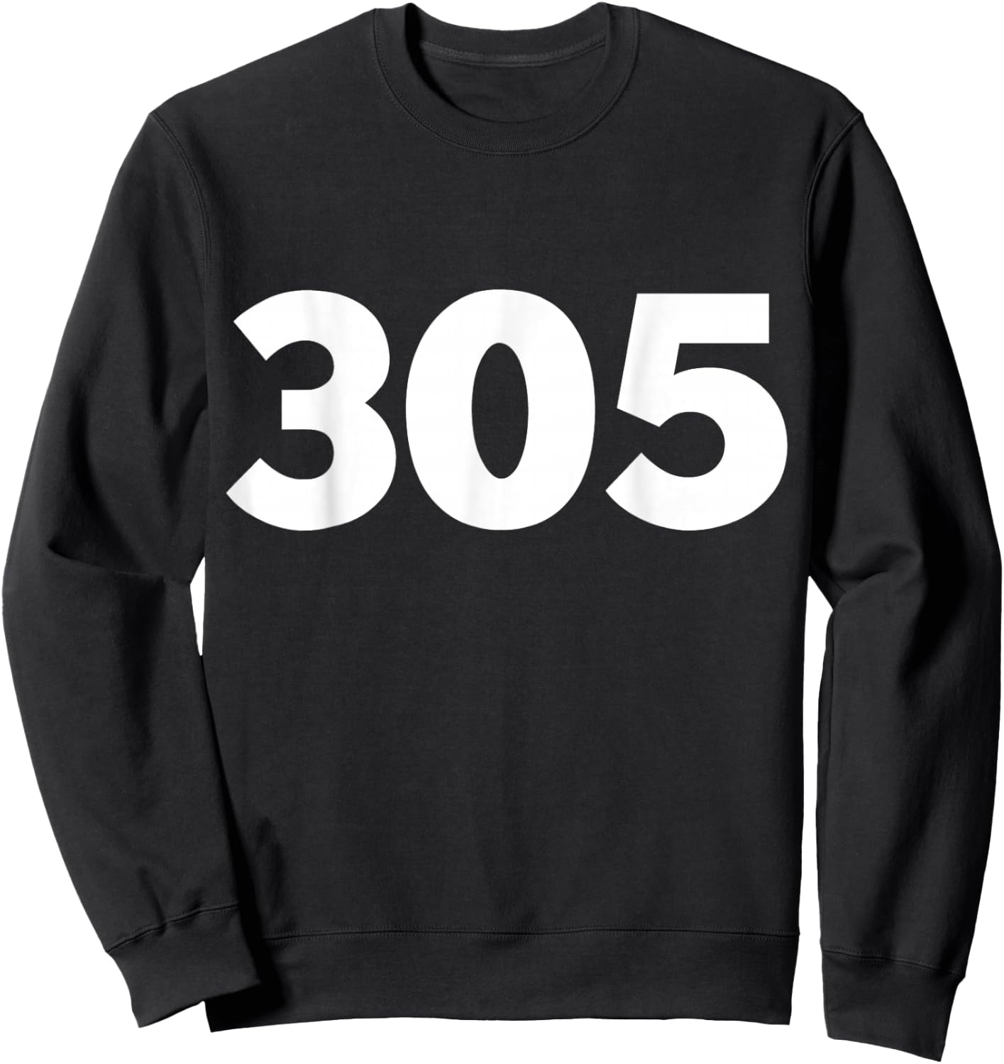 305 , Magic City , Miami 305 Sweatshirt - Sweatshirt | Black