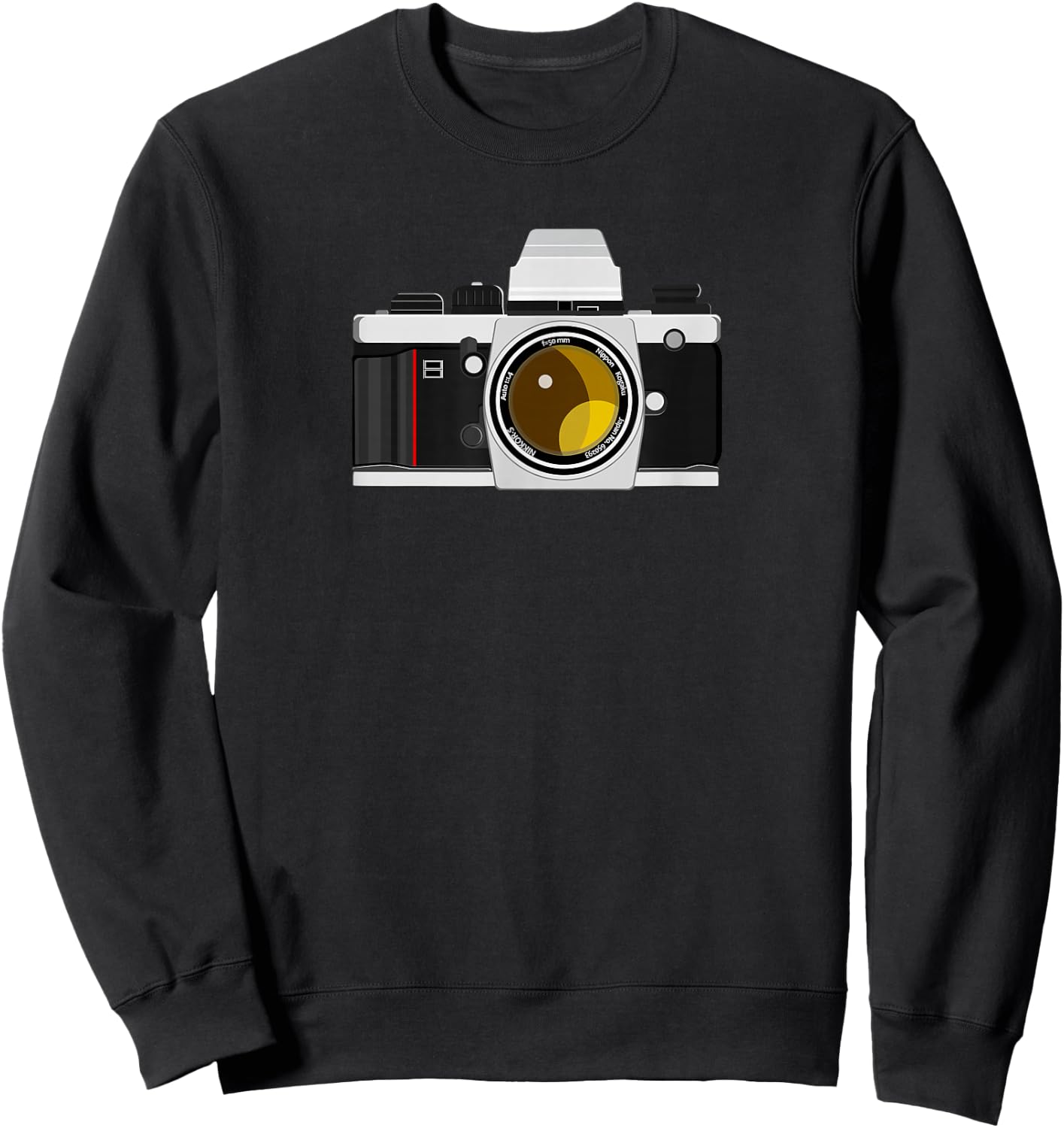 35mm SLR Film Vintage Analog Camera Sweatshirt - Sweatshirt | Black