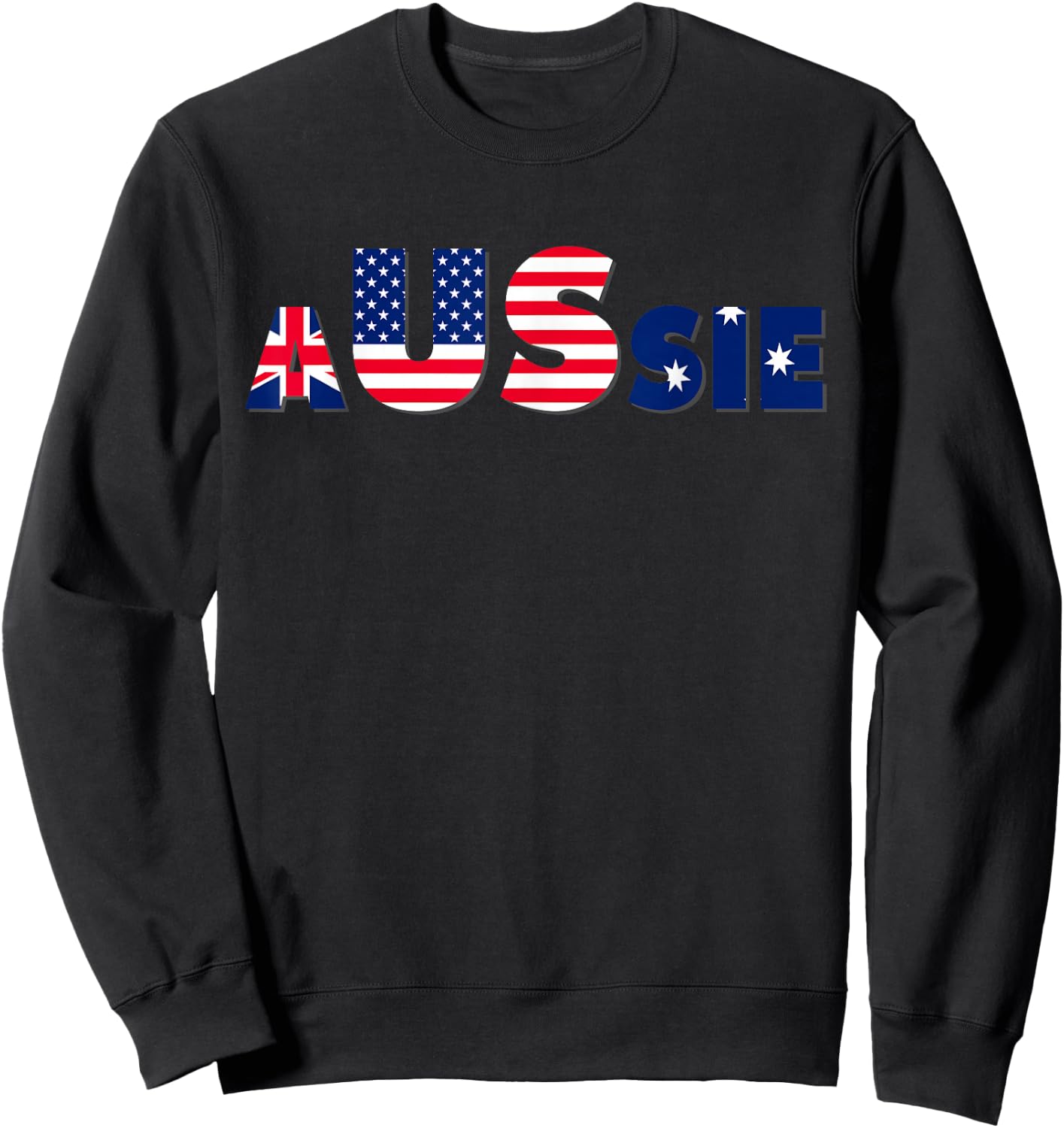 Funny Aussie Australia Gift Women Cool Australian Sweatshirt - Sweatshirt | Black